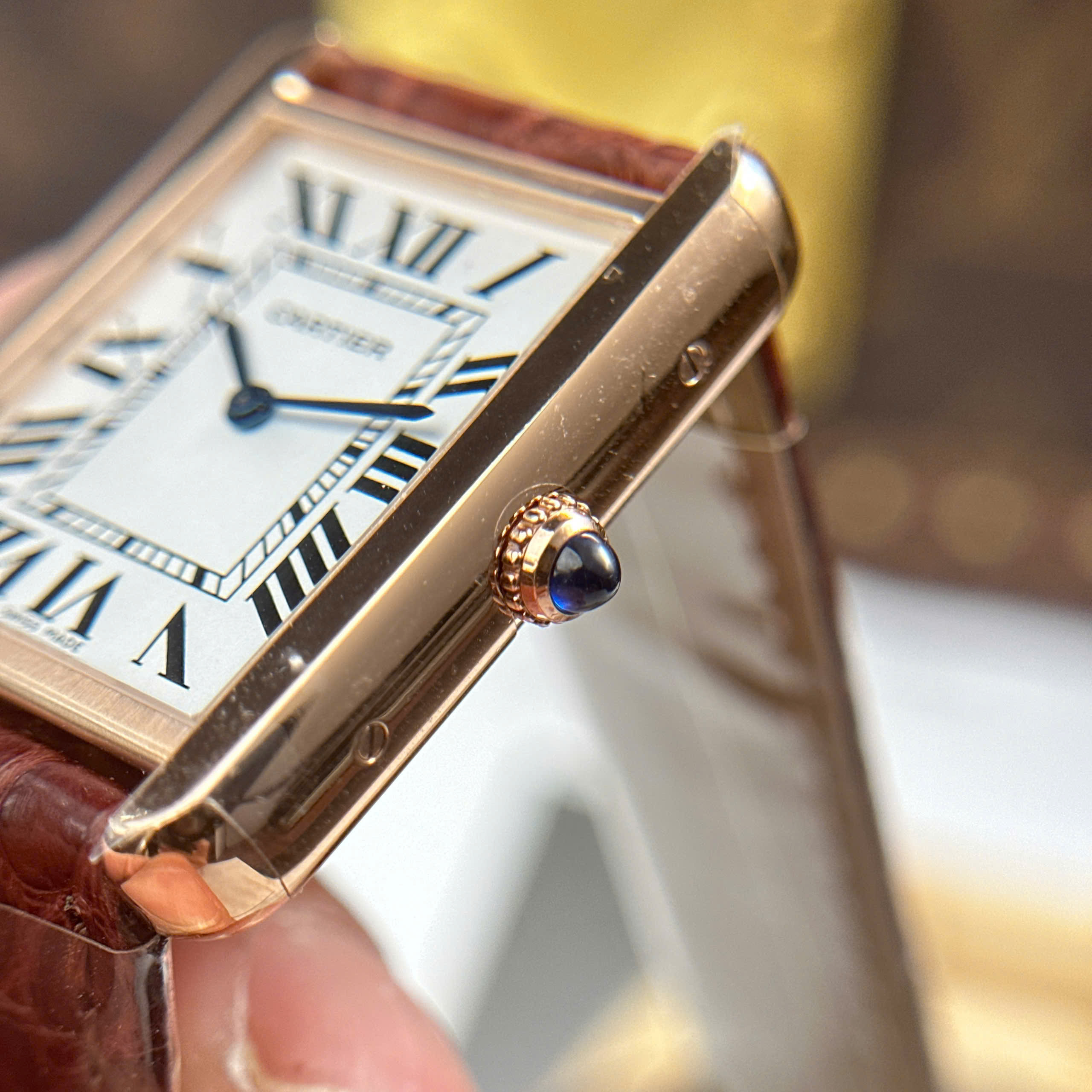 Đồng Hồ Cartier Tank Solo Large Moden 27.5mmx35mm Replica 1:1 AF Factory