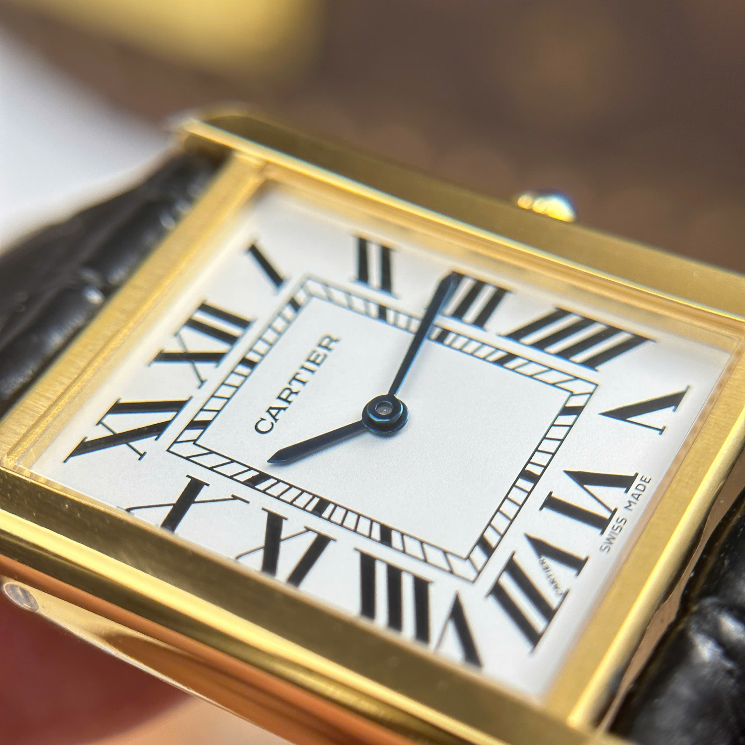Đồng Hồ Cartier Tank Solo Large Moden 27.5mmx35mm Replica 1:1 AF Factory
