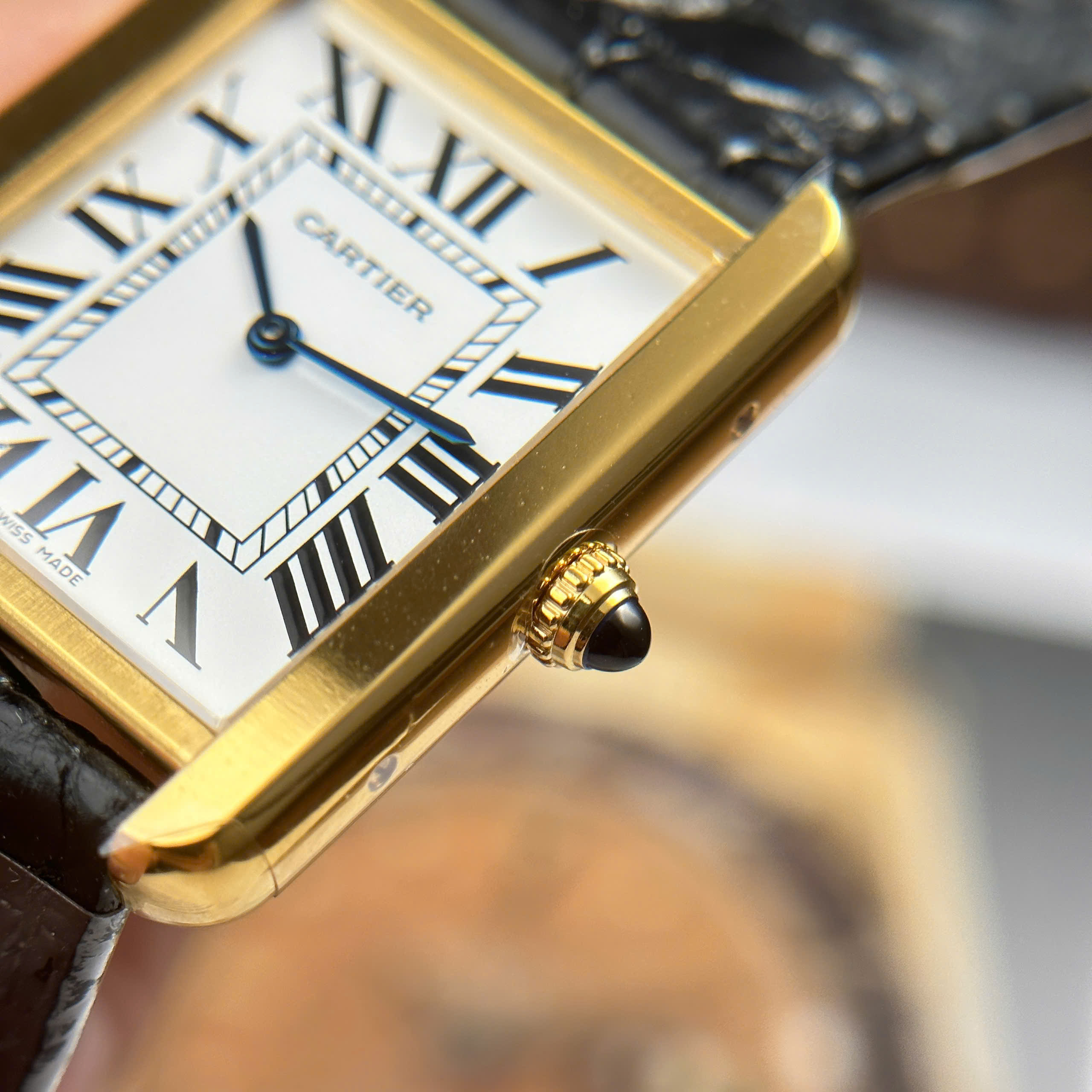 Đồng Hồ Cartier Tank Solo Large Moden 27.5mmx35mm Replica 1:1 AF Factory