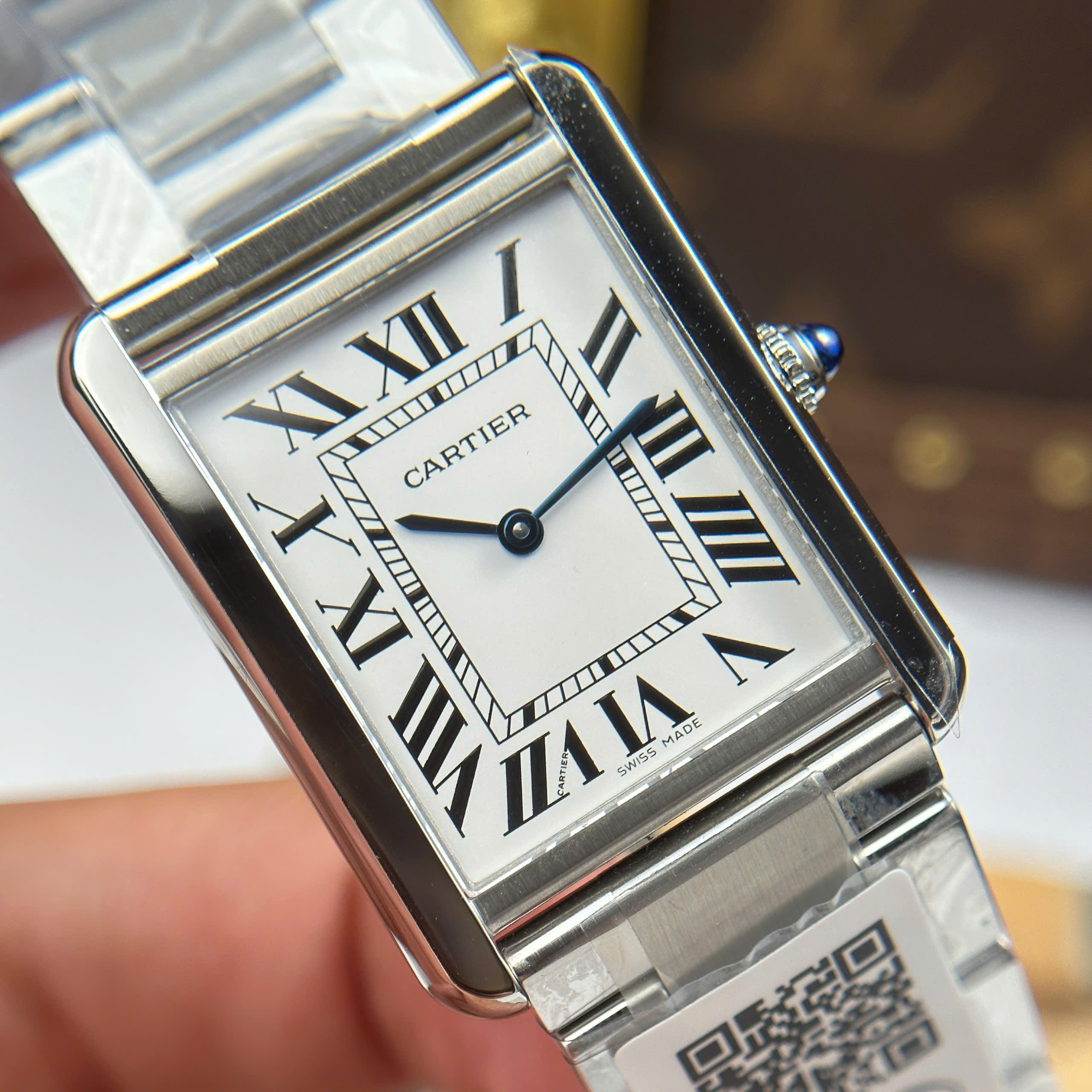Đồng Hồ Cartier Tank Solo Large Moden 27.5mmx35mm Replica 1:1 AF Factory