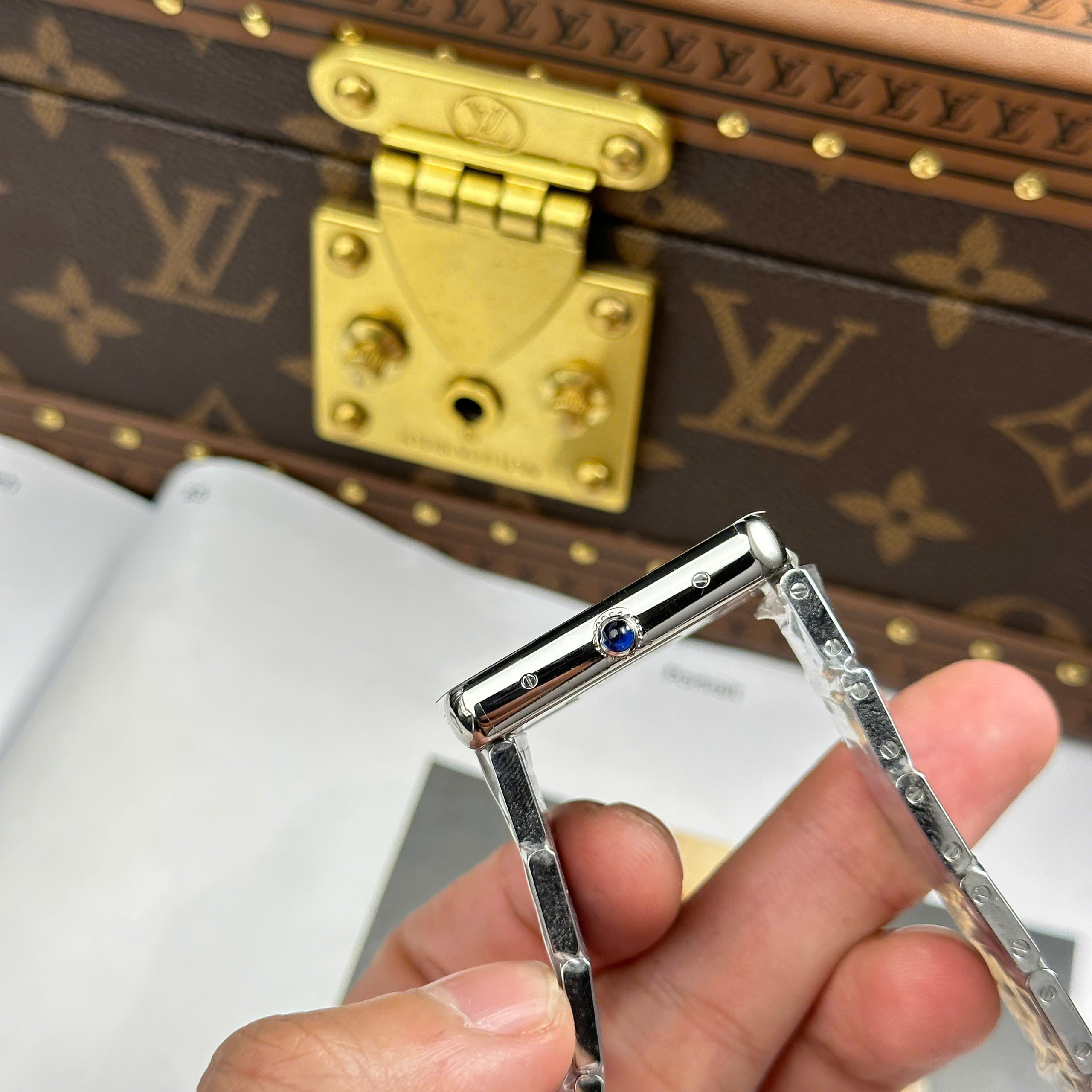 Đồng Hồ Cartier Tank Solo Large Moden 27.5mmx35mm Replica 1:1 AF Factory