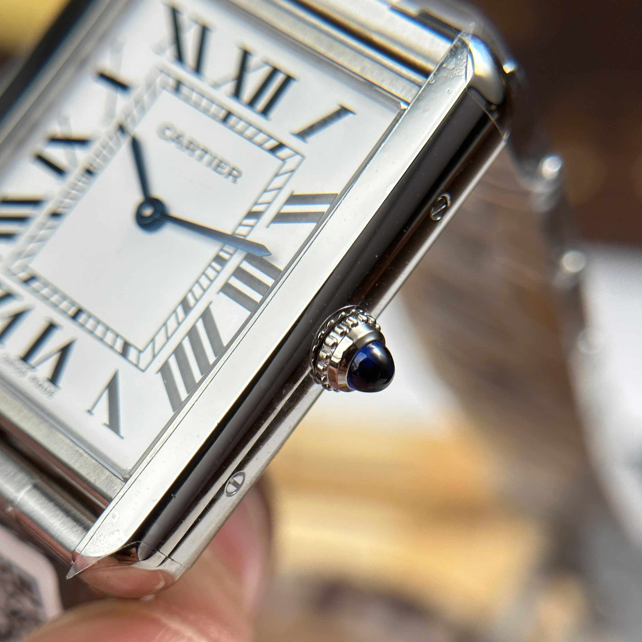 Đồng Hồ Cartier Tank Solo Large Moden 27.5mmx35mm Replica 1:1 AF Factory