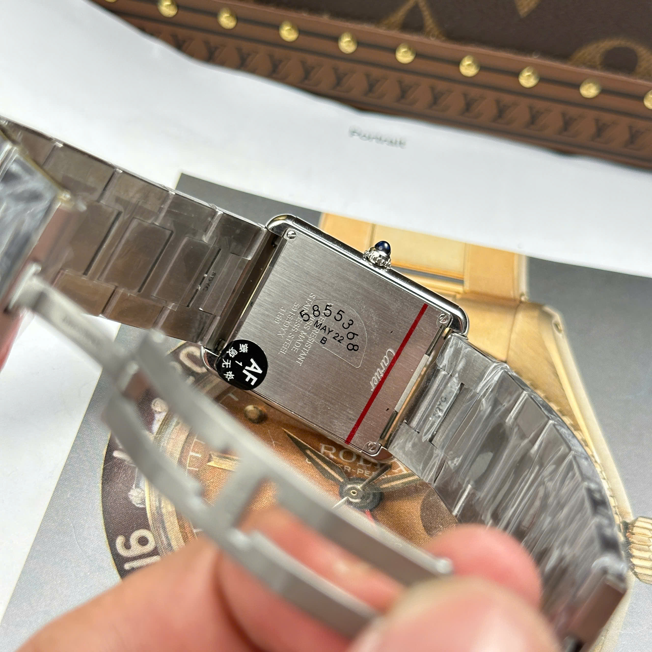 Đồng Hồ Cartier Tank Solo Large Moden 27.5mmx35mm Replica 1:1 AF Factory
