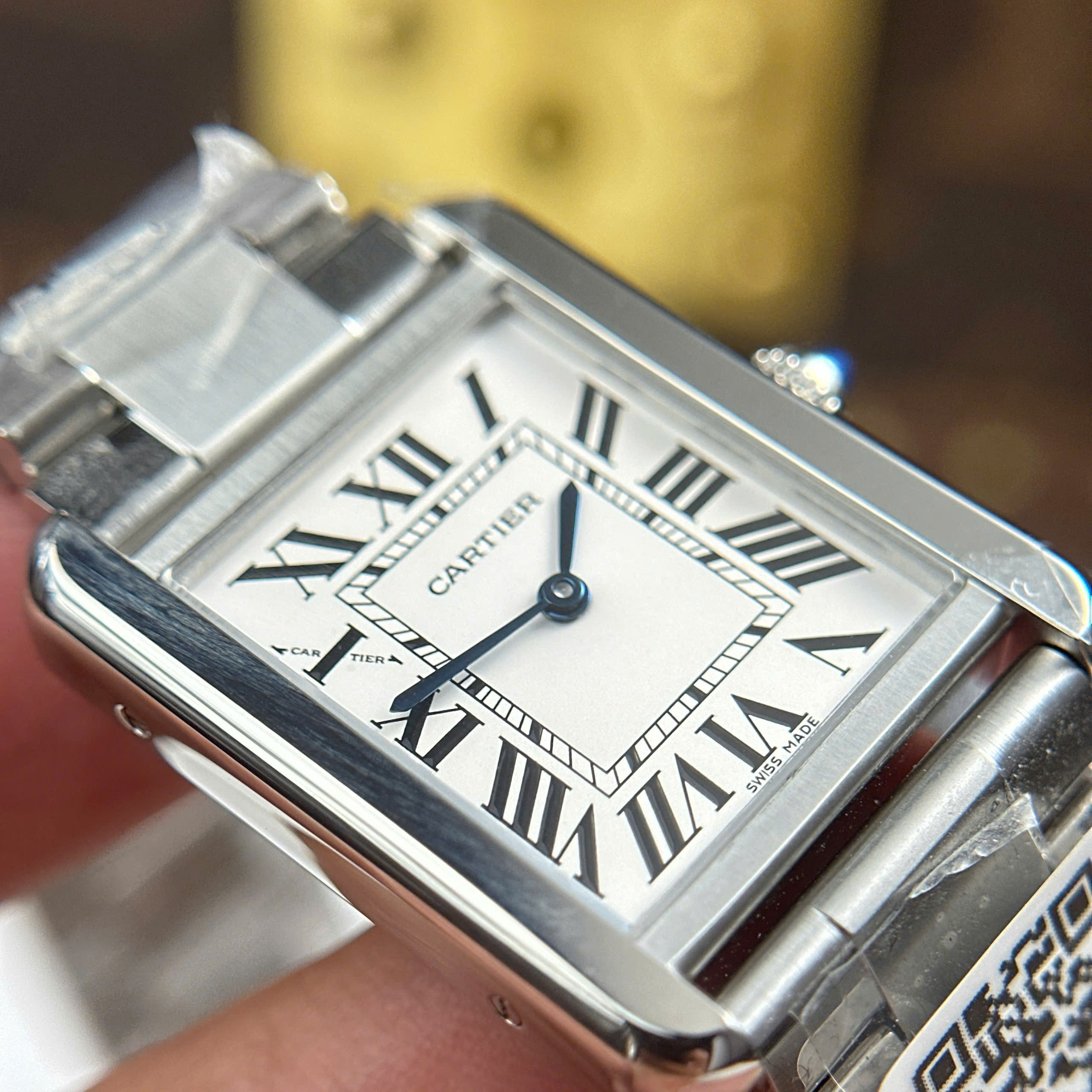 Đồng Hồ Cartier Tank Solo Small Model 25mmx31mm Máy Quartz Ronda Replica 1:1 AF Factory