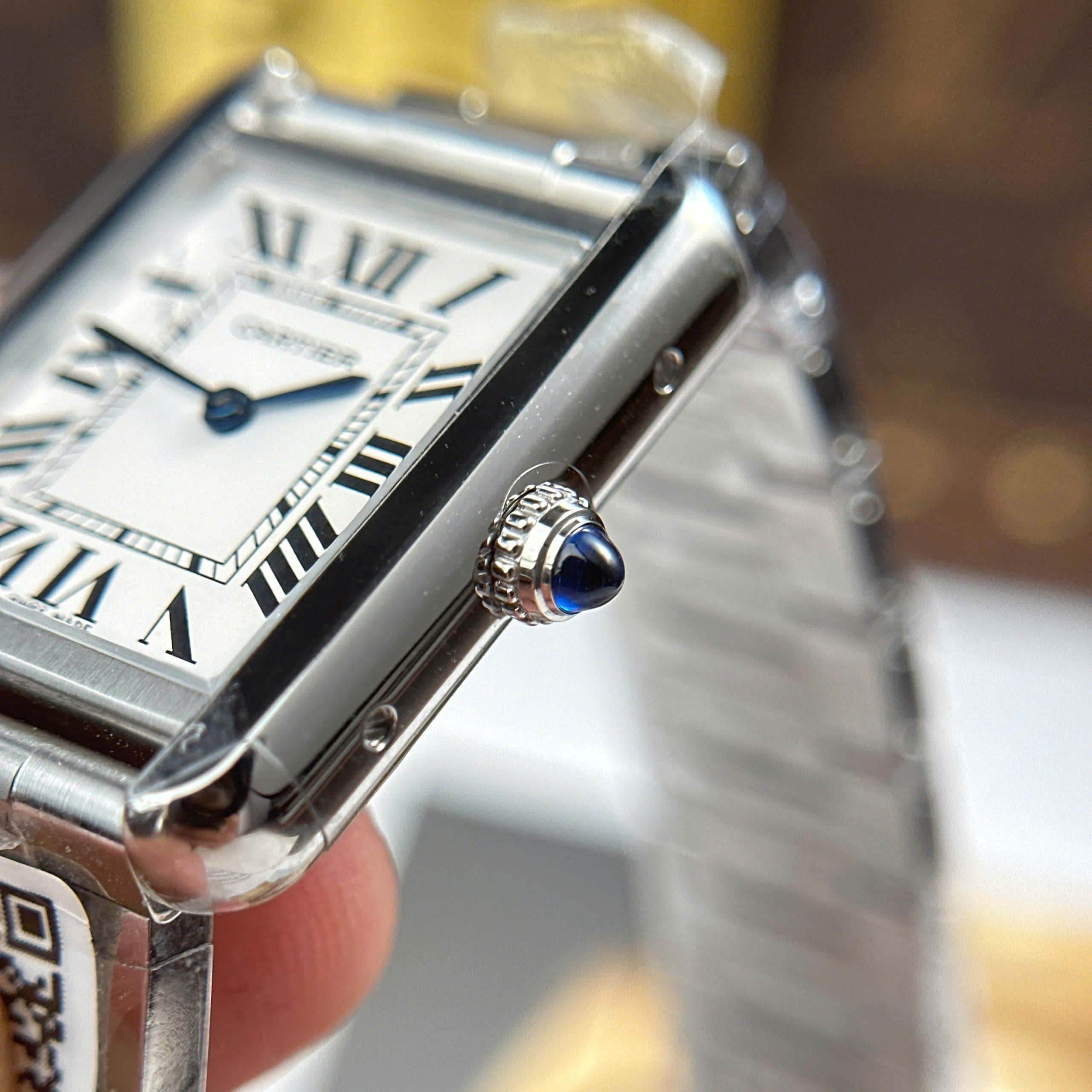 Đồng Hồ Cartier Tank Solo Small Model 25mmx31mm Máy Quartz Ronda Replica 1:1 AF Factory