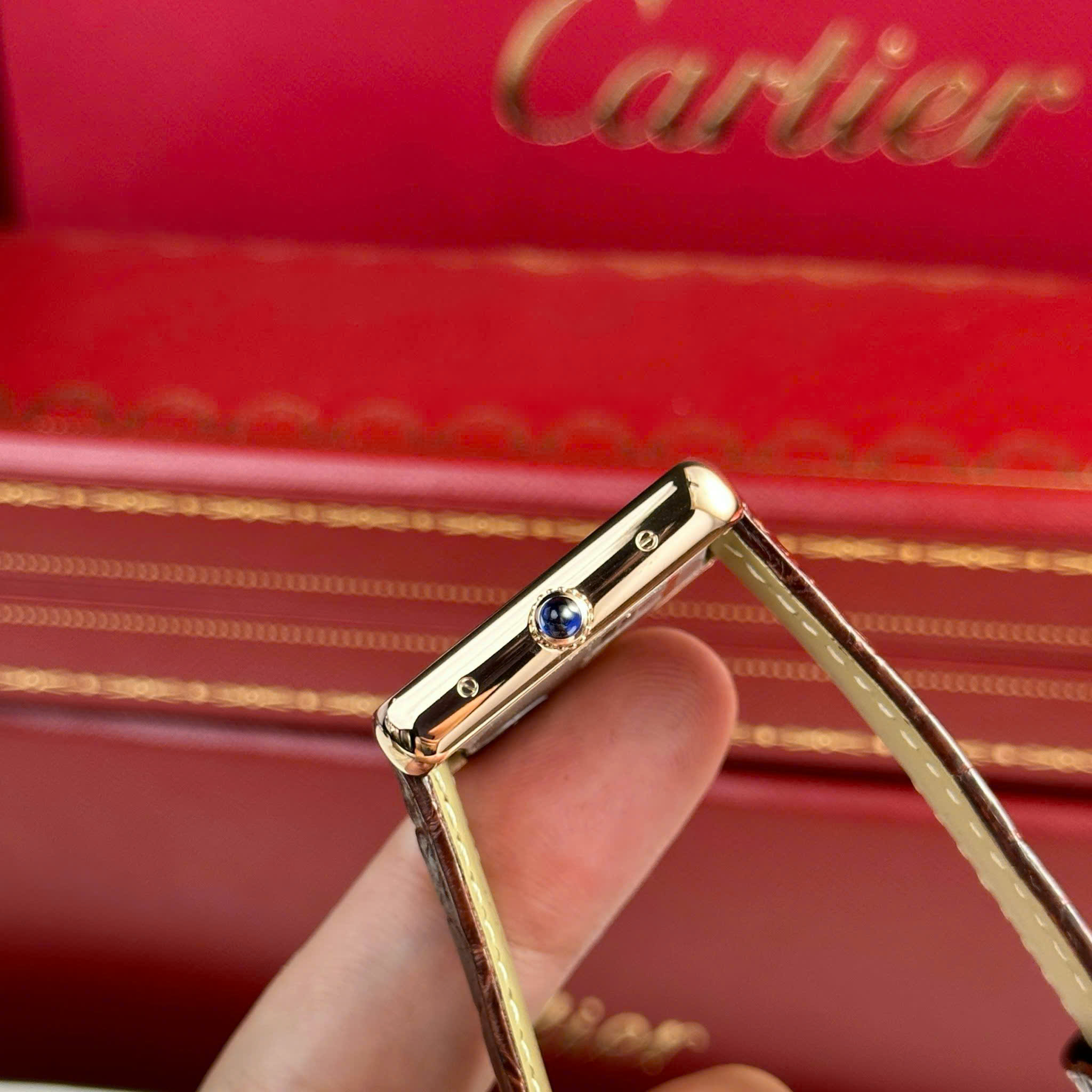 Đồng Hồ Cartier Tank Solo Small Model 25mmx31mm Máy Quartz Ronda Replica 1:1 AF Factory