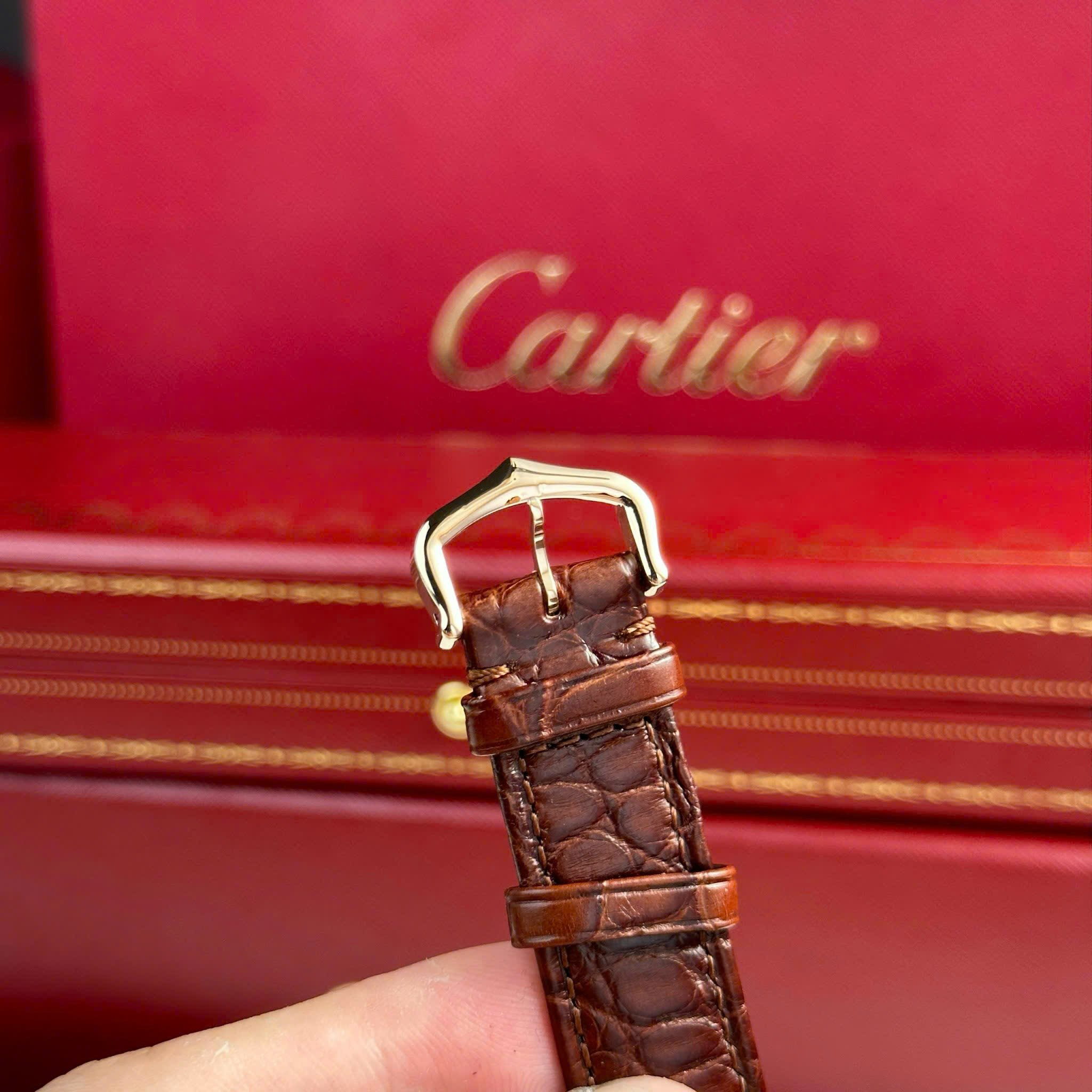 Đồng Hồ Cartier Tank Solo Small Model 25mmx31mm Máy Quartz Ronda Replica 1:1 AF Factory