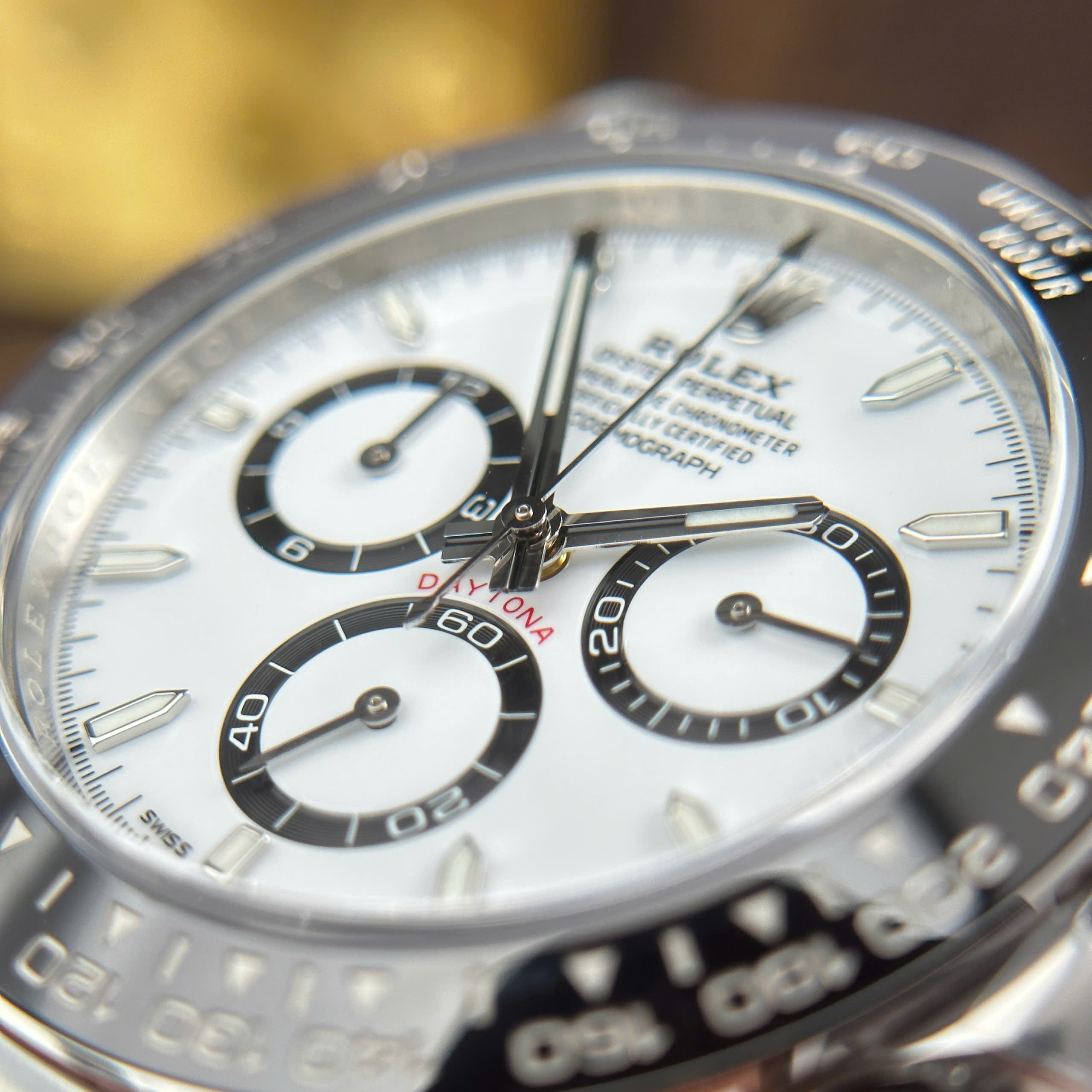 Đồng Hồ Rolex Cosmograph Daytona 126500LN 40mm Mặt Số Trắng Replica 1:1 Clean Factory