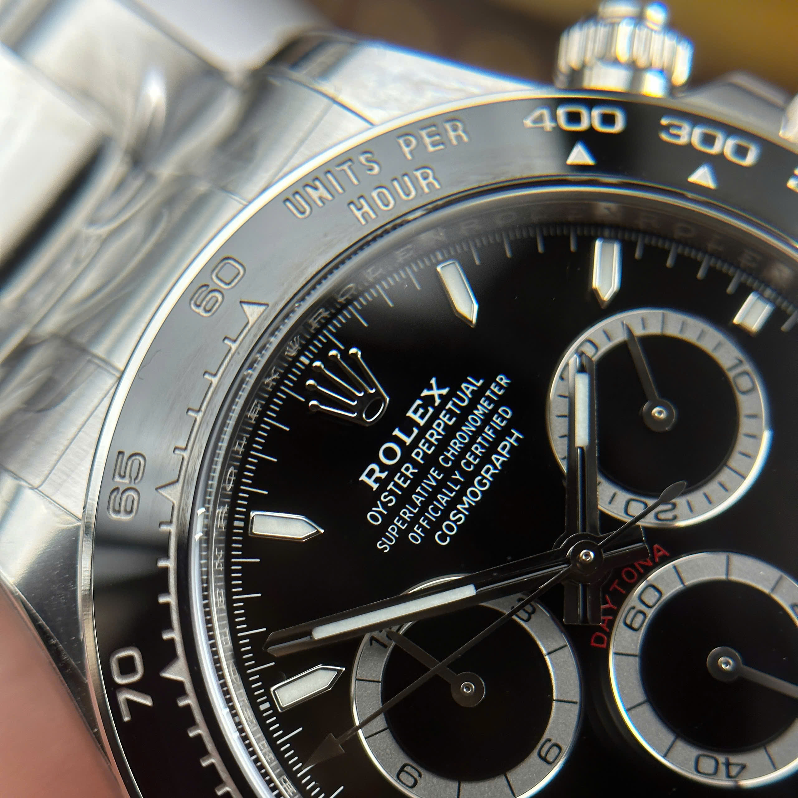 Đồng Hồ Rolex Cosmograph Daytona 126500LN 40mm Mặt Số Đen Replica 1:1 Clean Factory