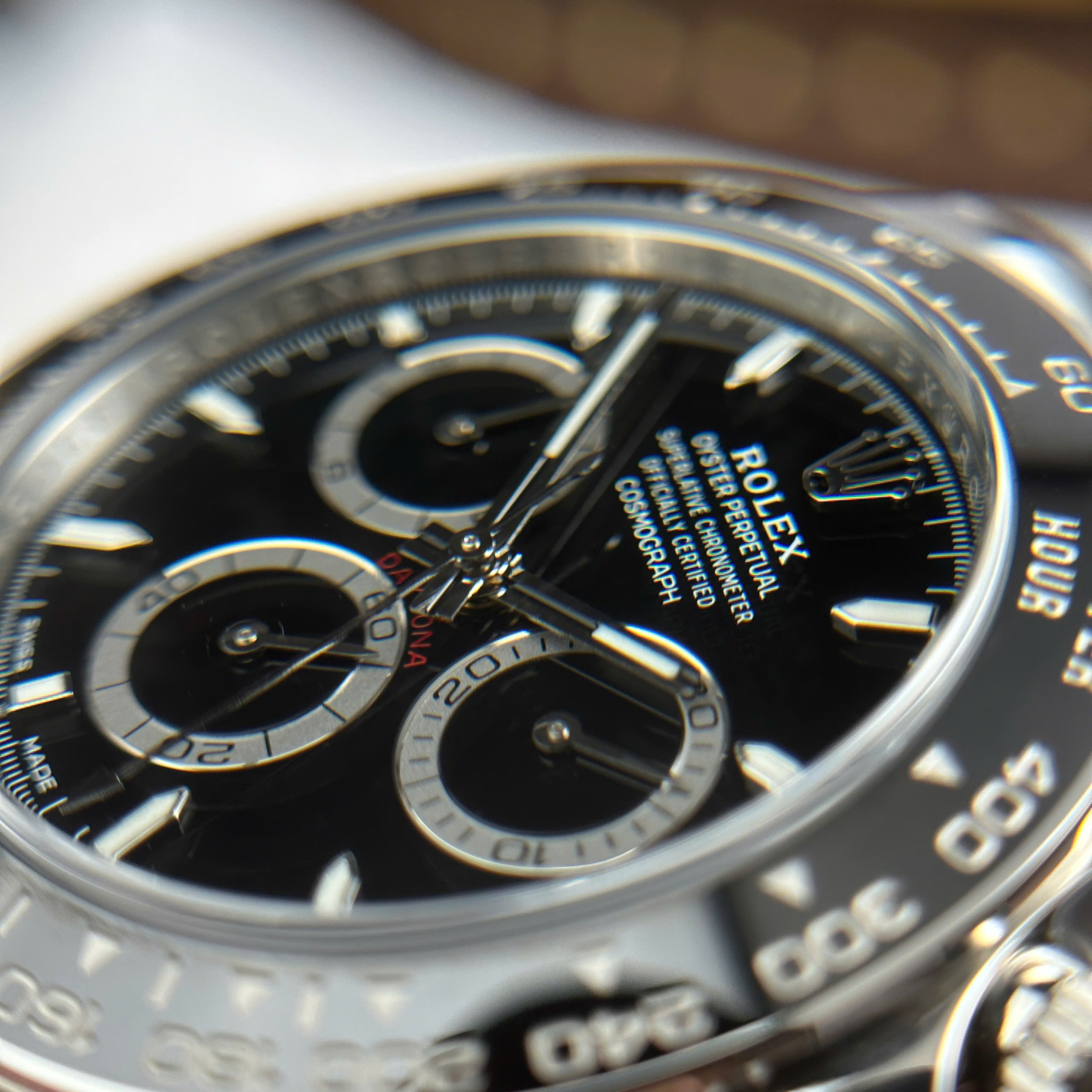 Đồng Hồ Rolex Cosmograph Daytona 126500LN 40mm Mặt Số Đen Replica 1:1 Clean Factory