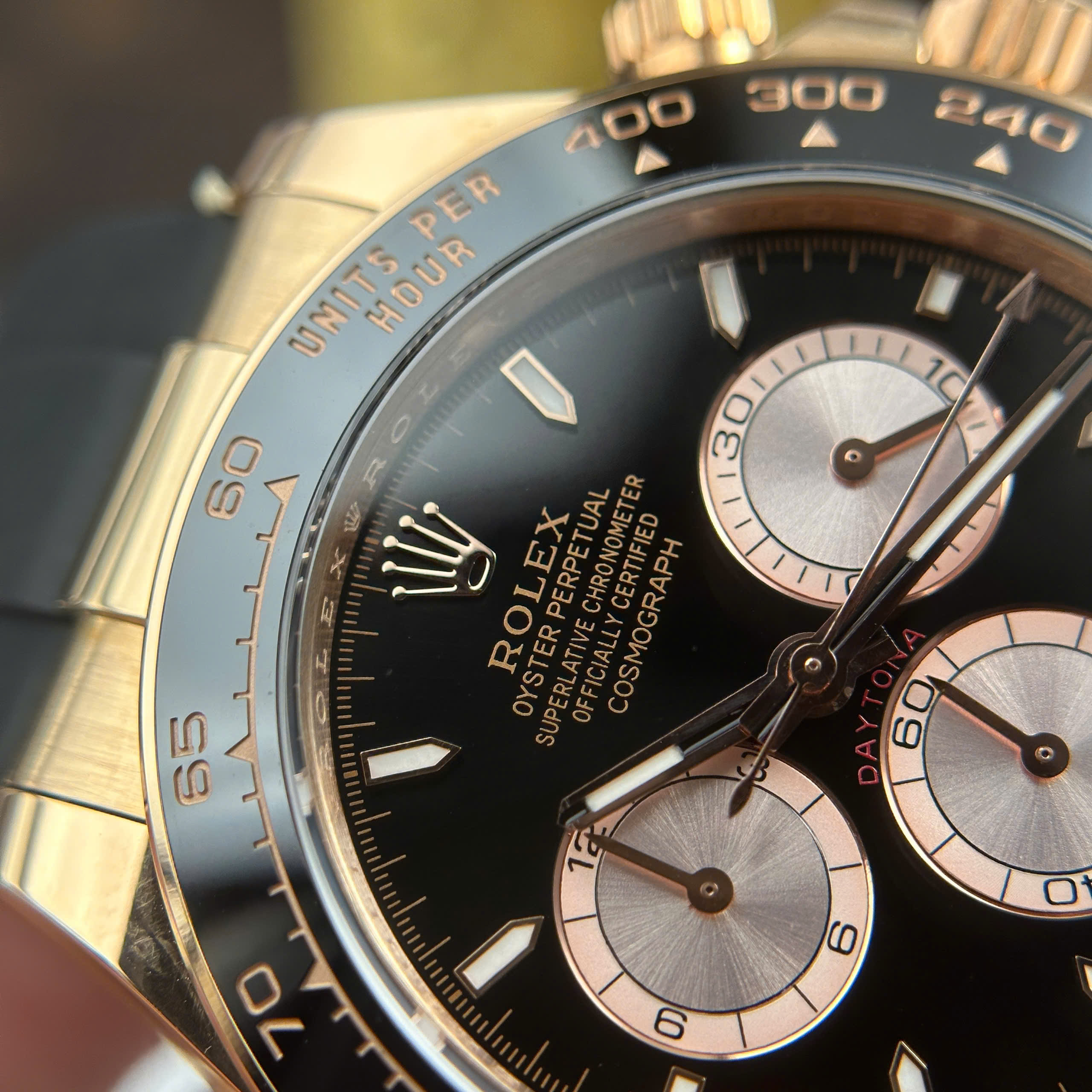 Đồng Hồ Rolex Cosmograph Daytona 126515LN Mặt Số Đen 40mm Replica 1:1
