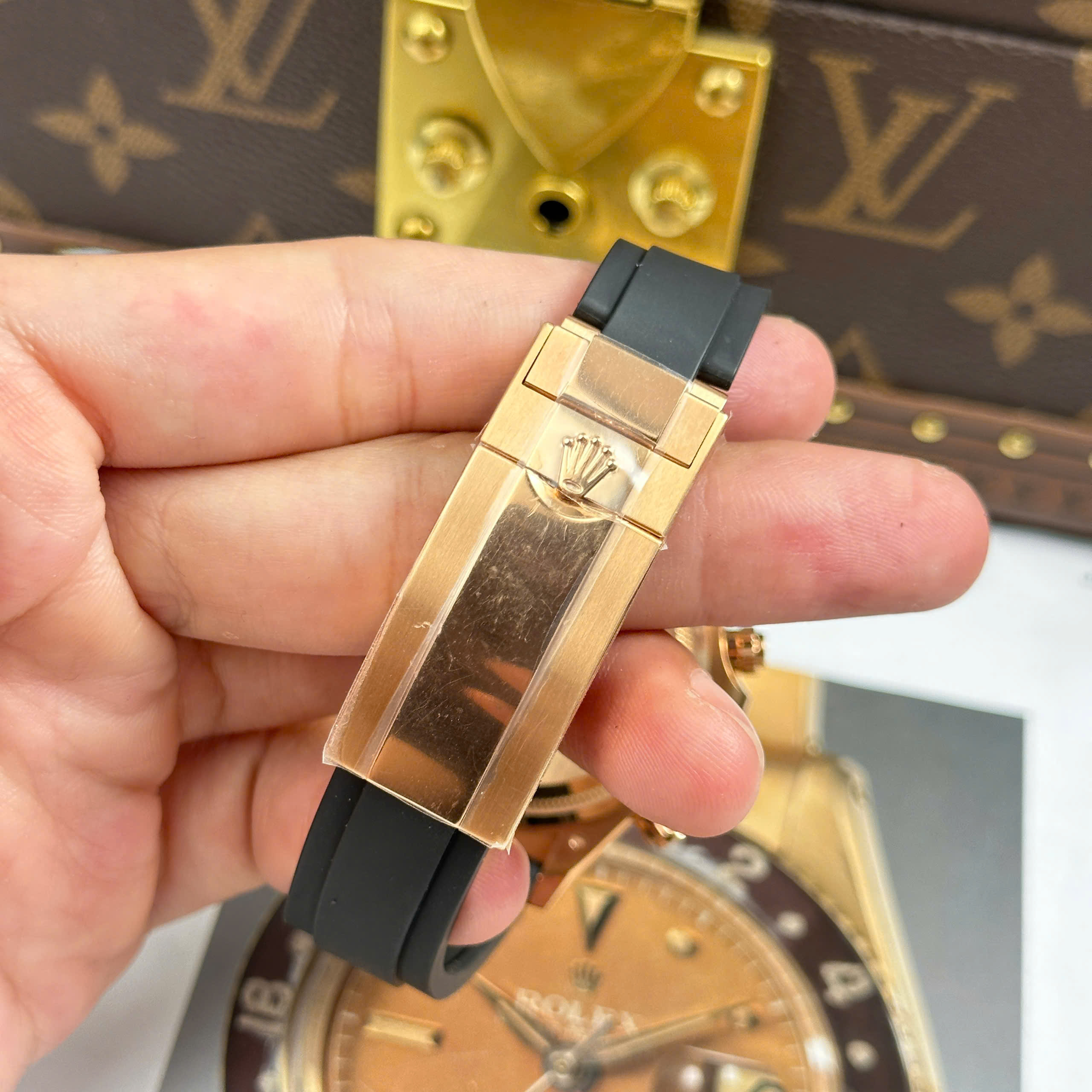 Đồng Hồ Rolex Cosmograph Daytona 126515LN Mặt Số Đen 40mm Replica 1:1