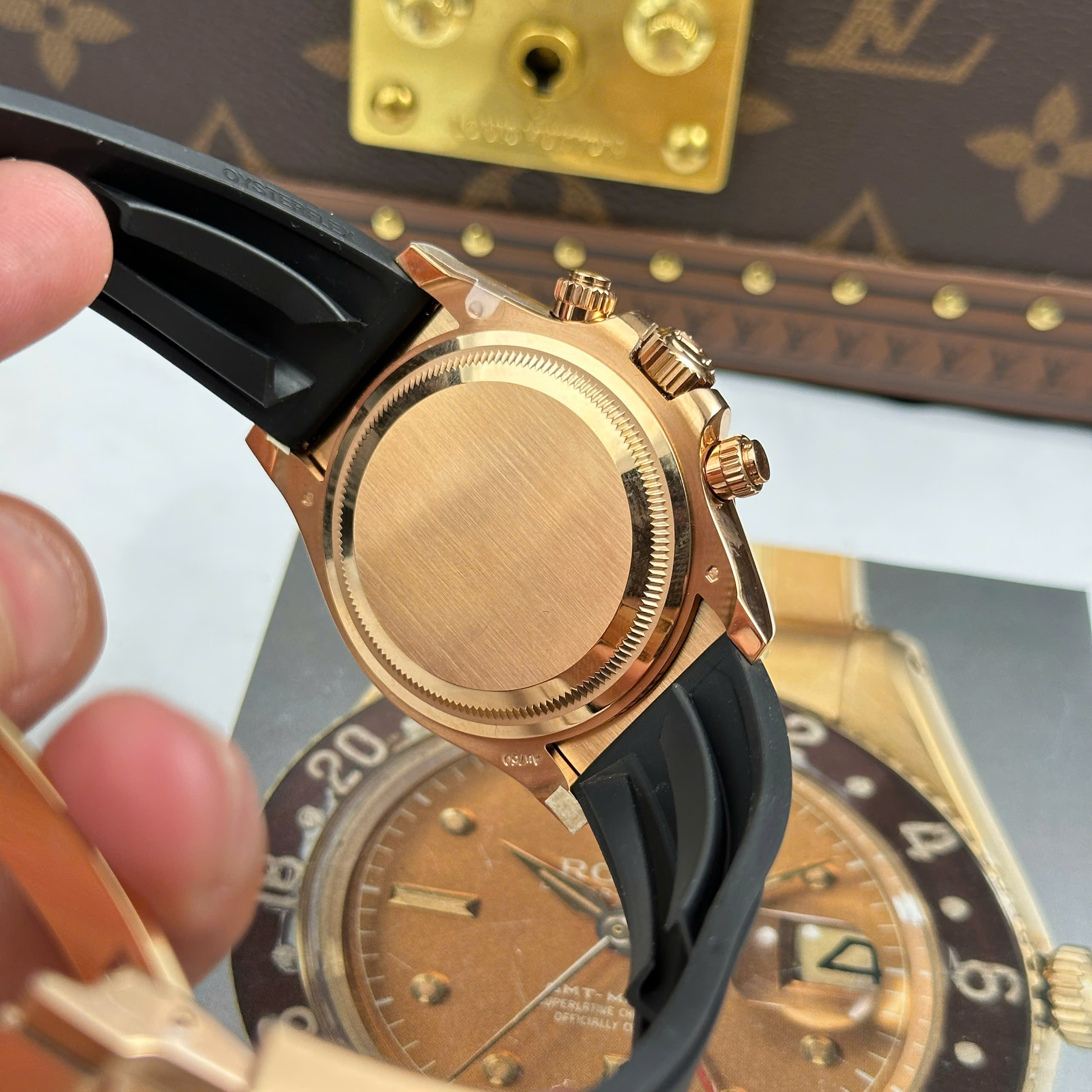 Đồng Hồ Rolex Cosmograph Daytona 126515LN Mặt Số Đen 40mm Replica 1:1
