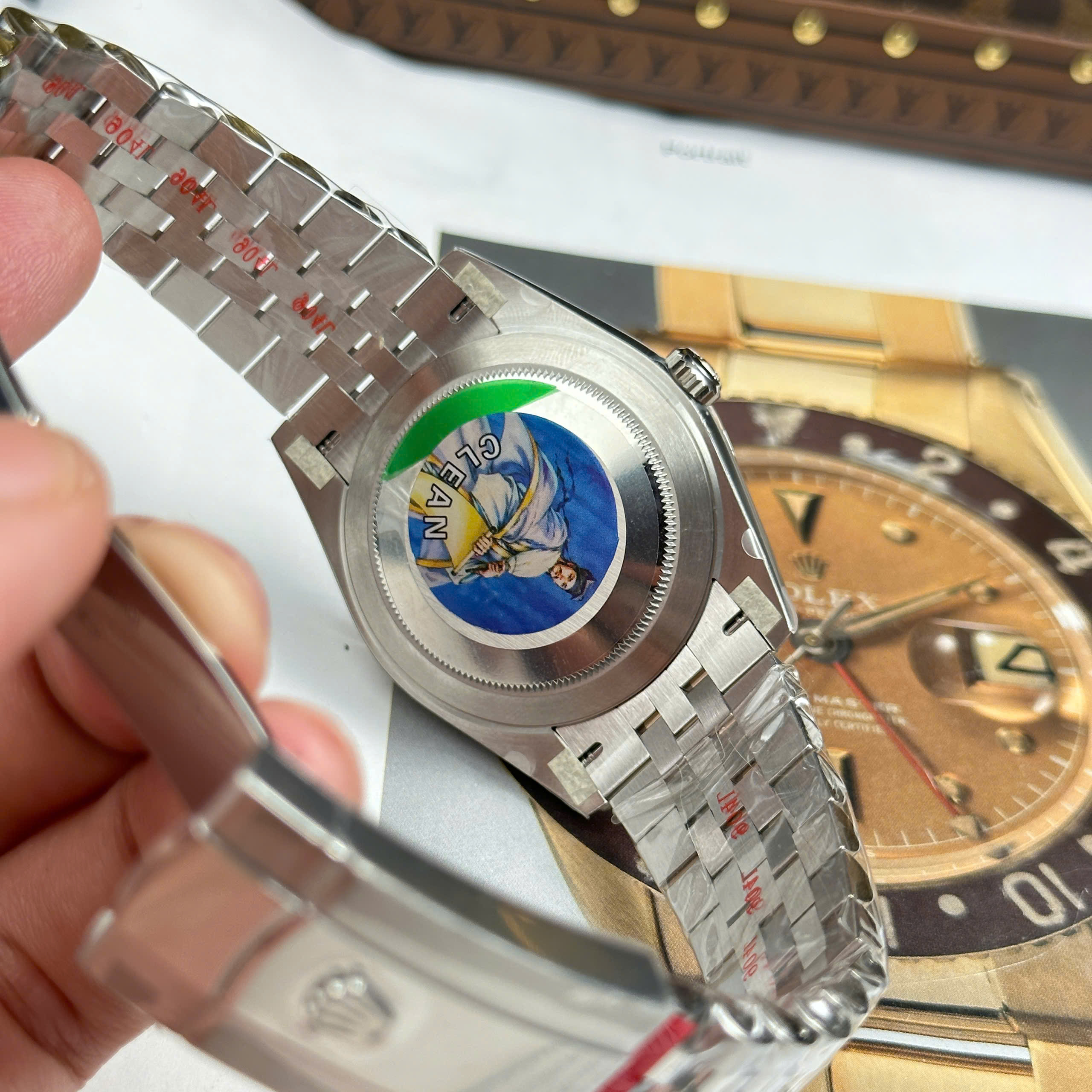 Đồng Hồ Rolex Datejust 41mm 126334 Mặt Số Xanh Nam Replica 1:1 Clean Factory
