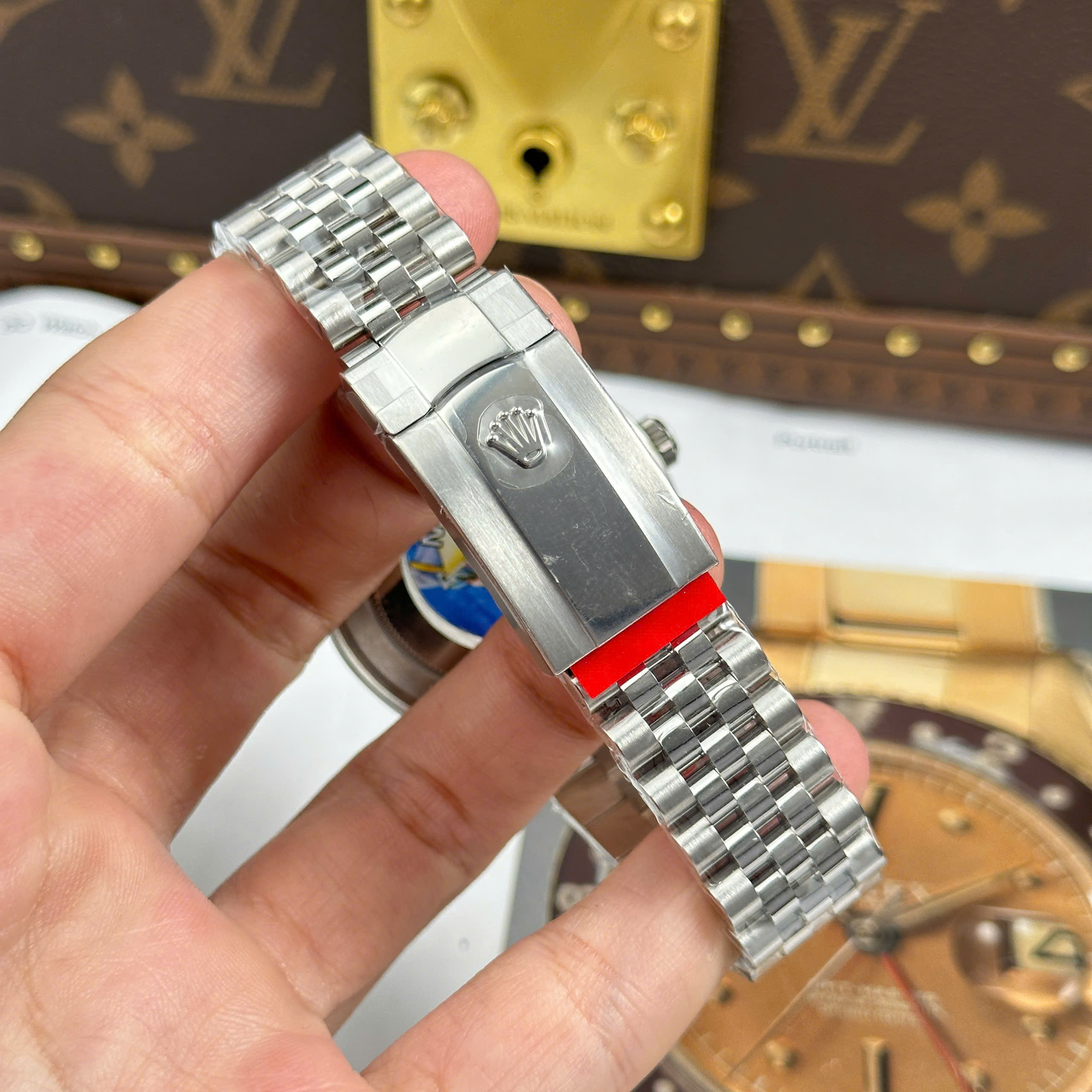 Đồng Hồ Rolex Datejust 41mm 126334 Mặt Số Xanh Nam Replica 1:1 Clean Factory