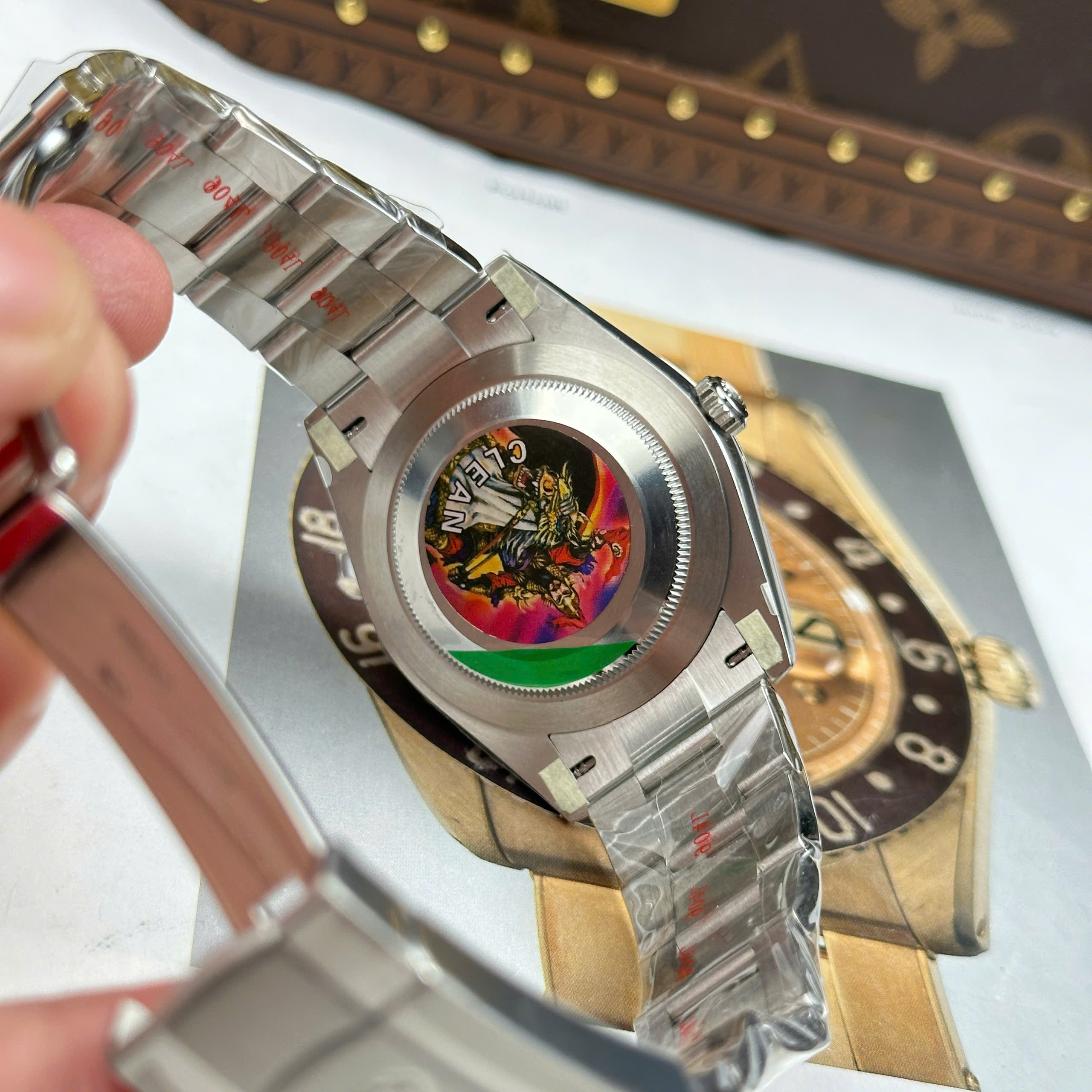 Đồng Hồ Rolex Oyster Perpetual 41mm M124300 Mặt Số Bạc Replica 1:1 Clean Factory