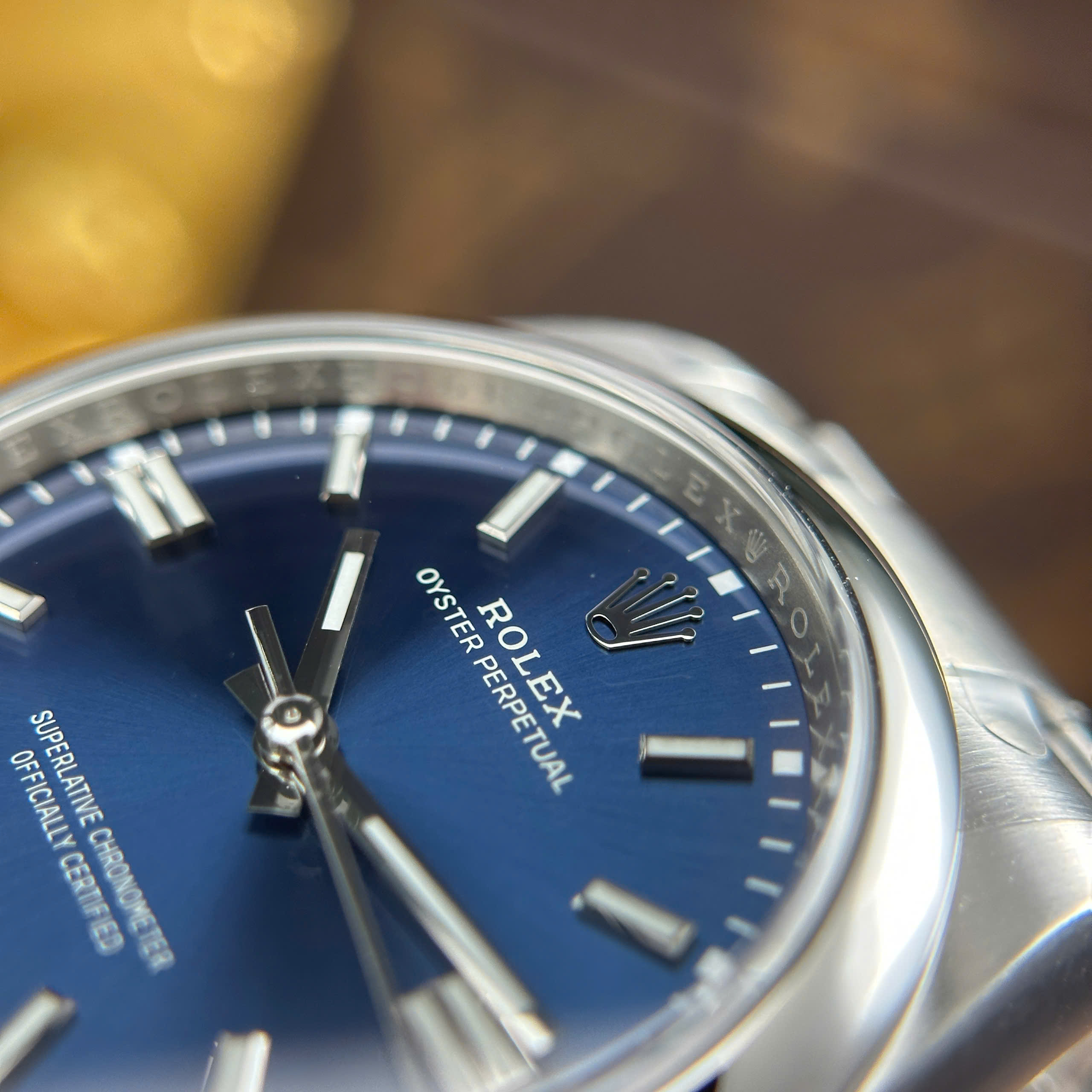 Đồng Hồ Rolex Oyster Perpetual 36mm 124300 Mặt Số Xanh Lam Replica 1:1 Clean Factory