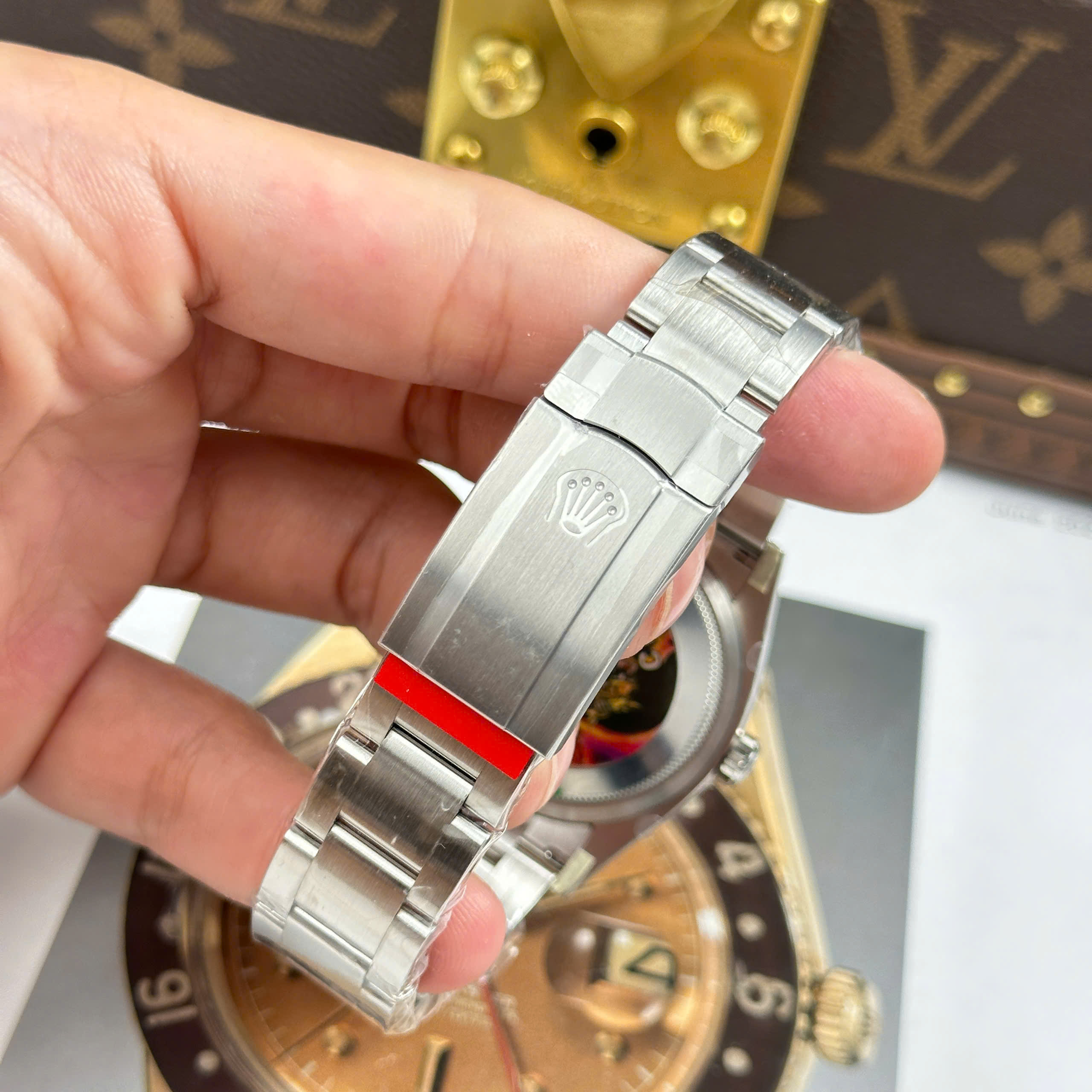 Đồng Hồ Rolex Oyster Perpetual 36mm 124300 Mặt Số Xanh Lam Replica 1:1 Clean Factory