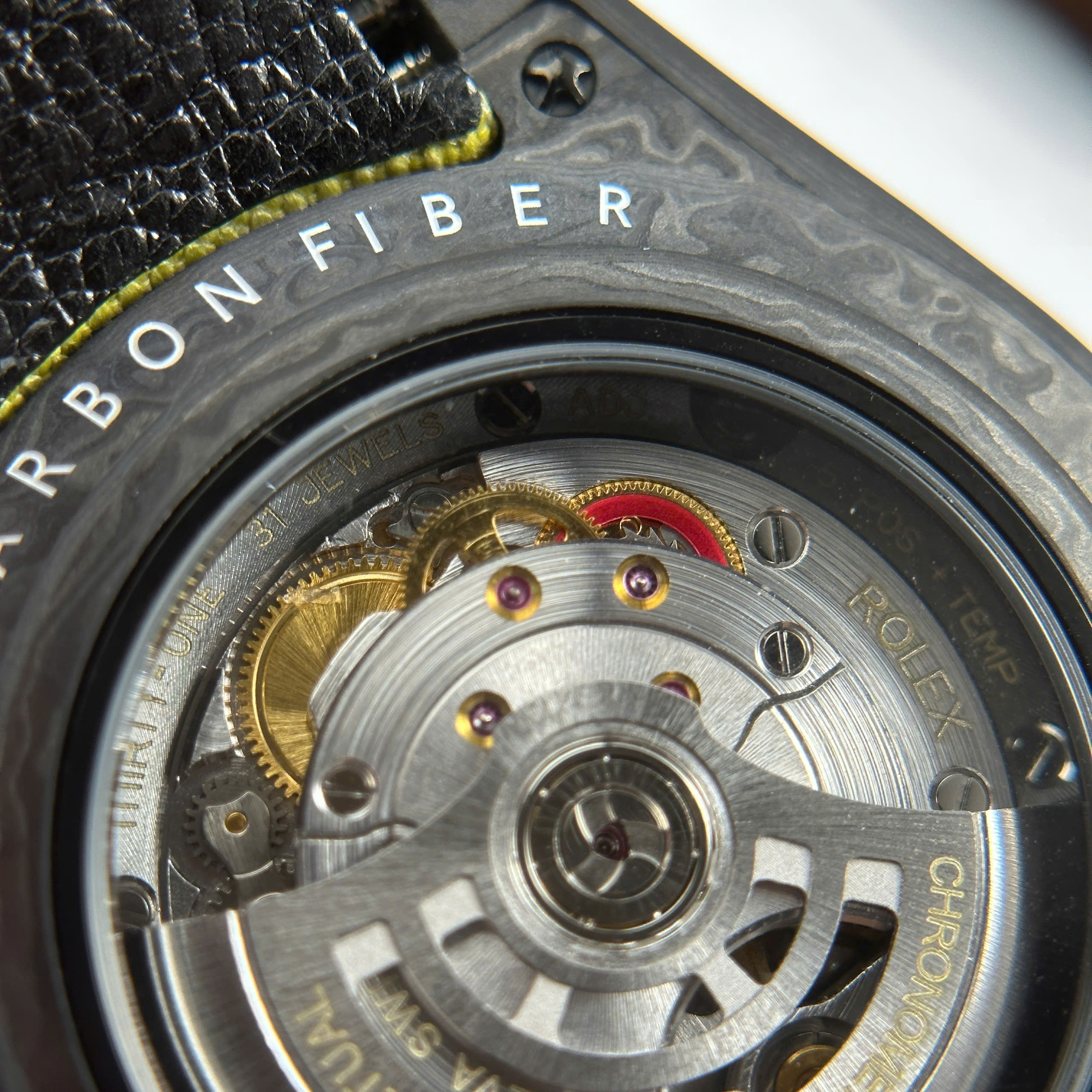 Đồng Hồ Rolex GMT Master II DIW Vỏ Carbon Máy Cal.3285 40mm Replica 1:1