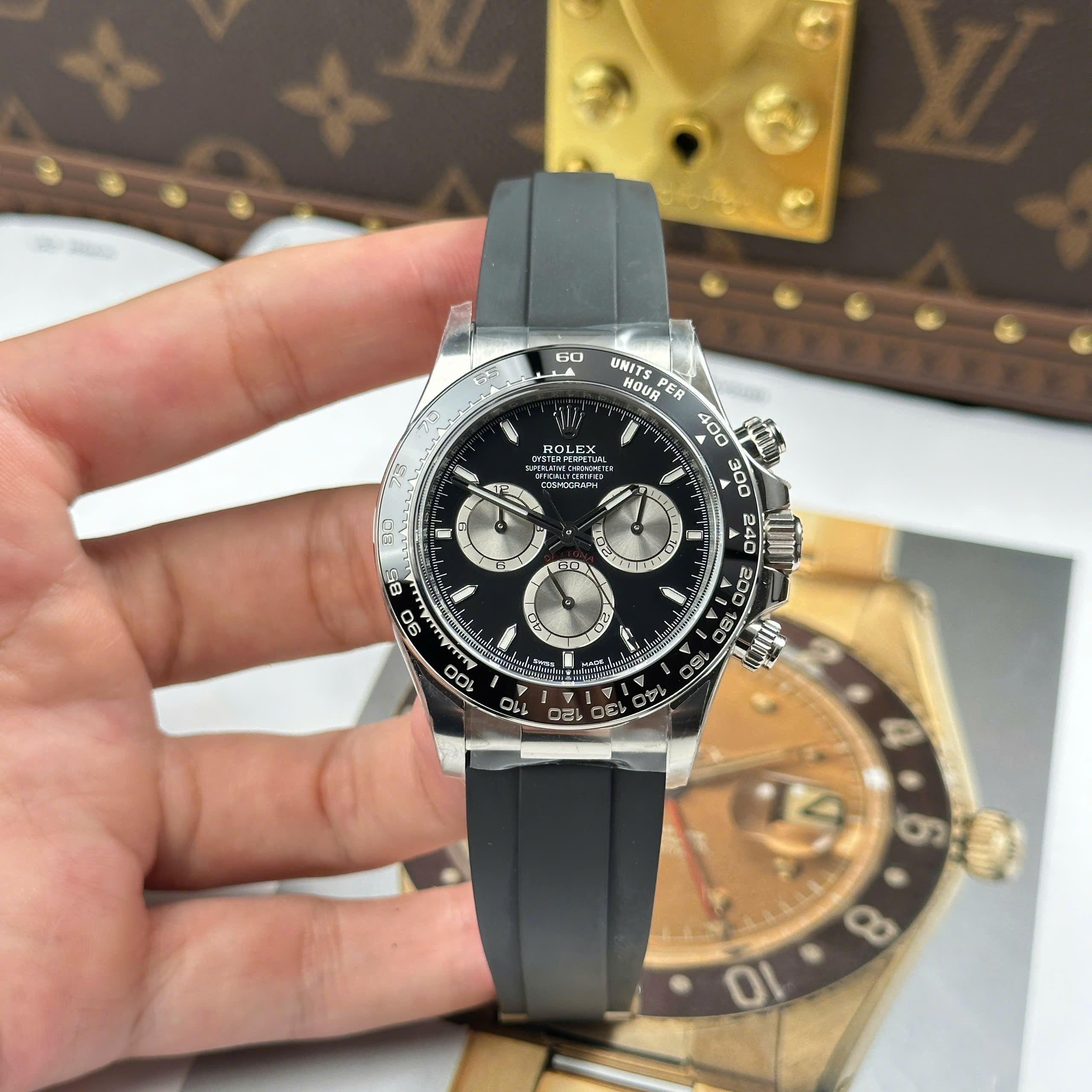 ;Đồng Hồ Rolex Cosmograpdh Daytona 126519LN 40mm Replica 1:1 Clean Factory