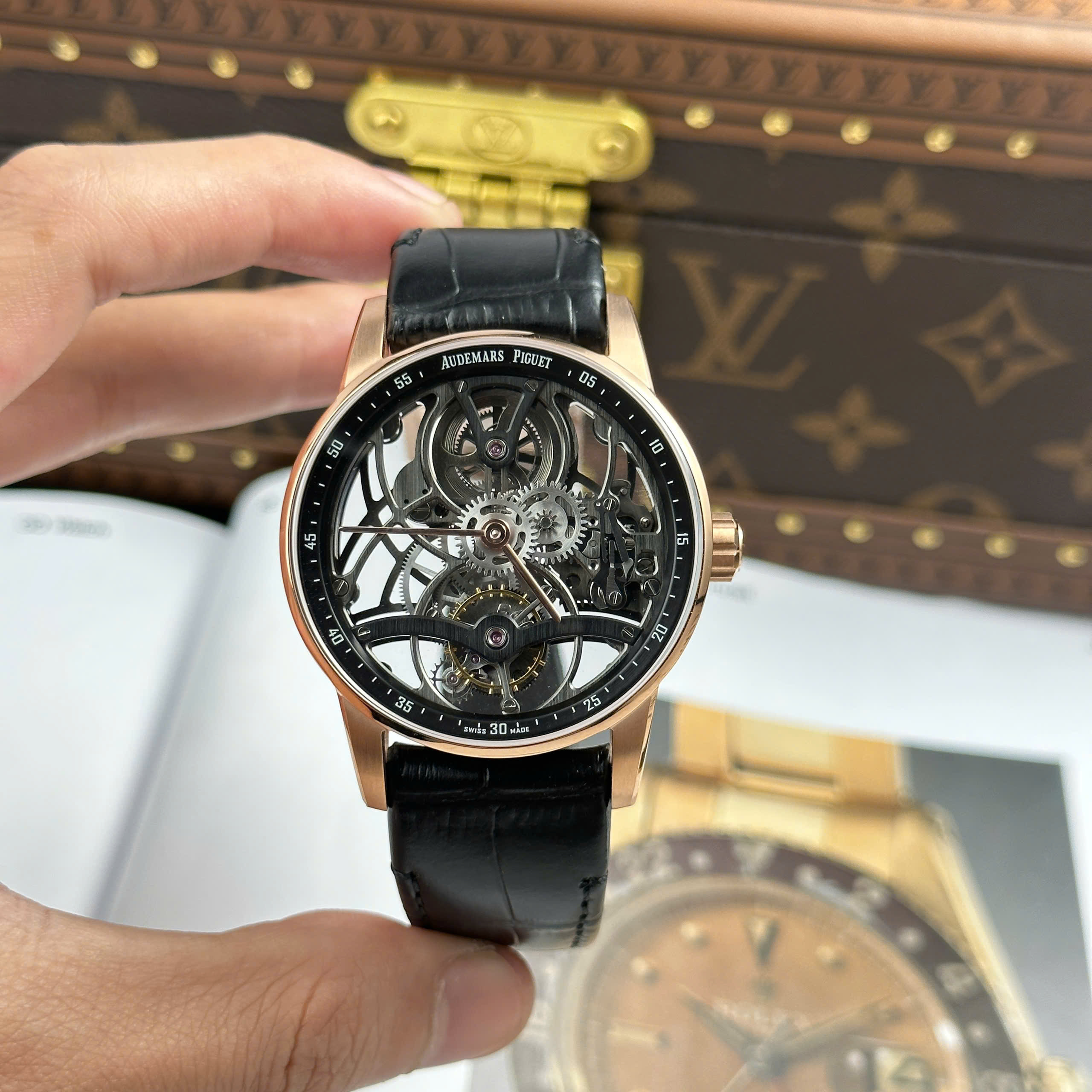 Đồng Hồ Audemars Piguet 26600 Tourbillon Openworked Replica 1:1 41mm