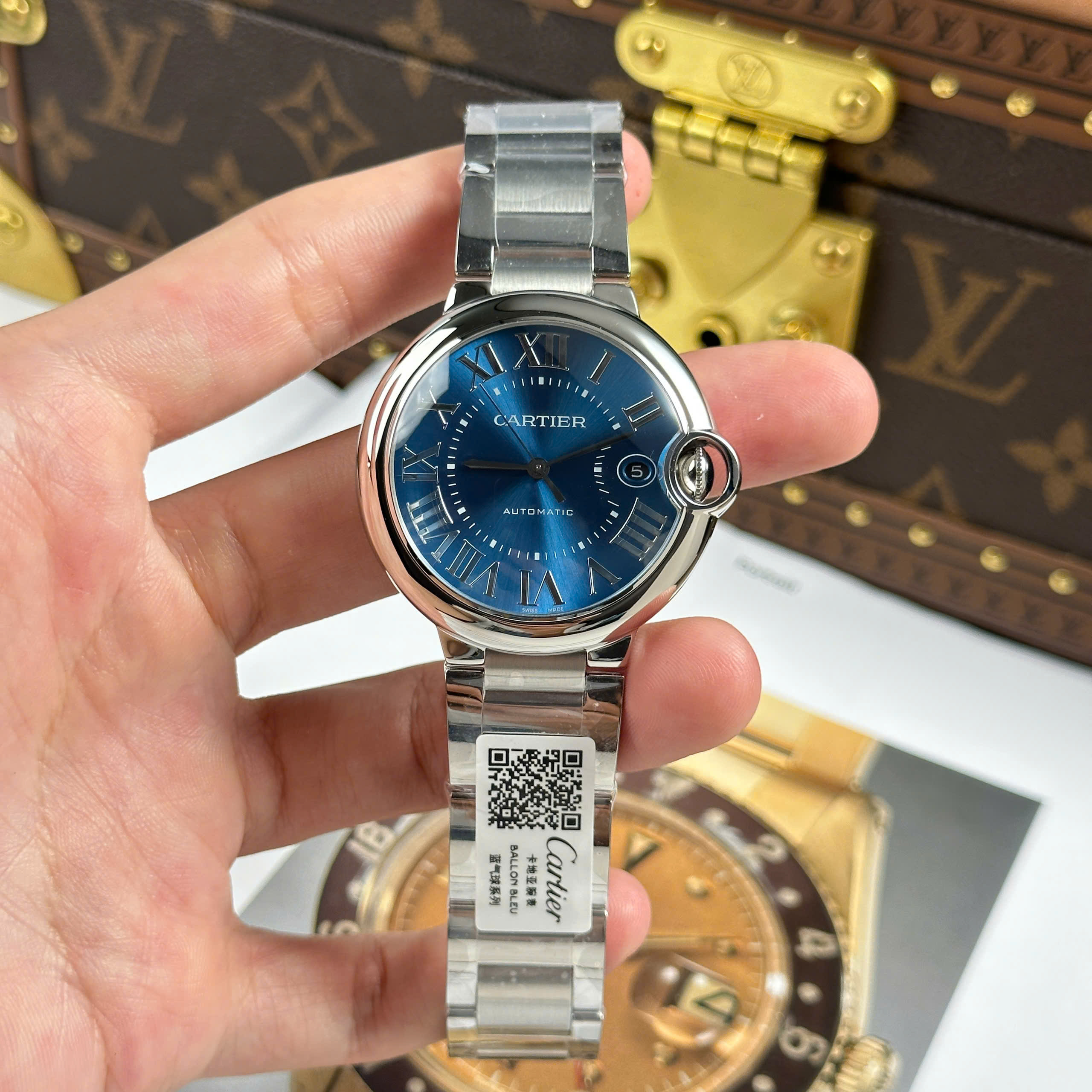 Đồng Hồ Cartier Ballon Bleu 40mm Rep 1:1 Cao Cấp AF Factory