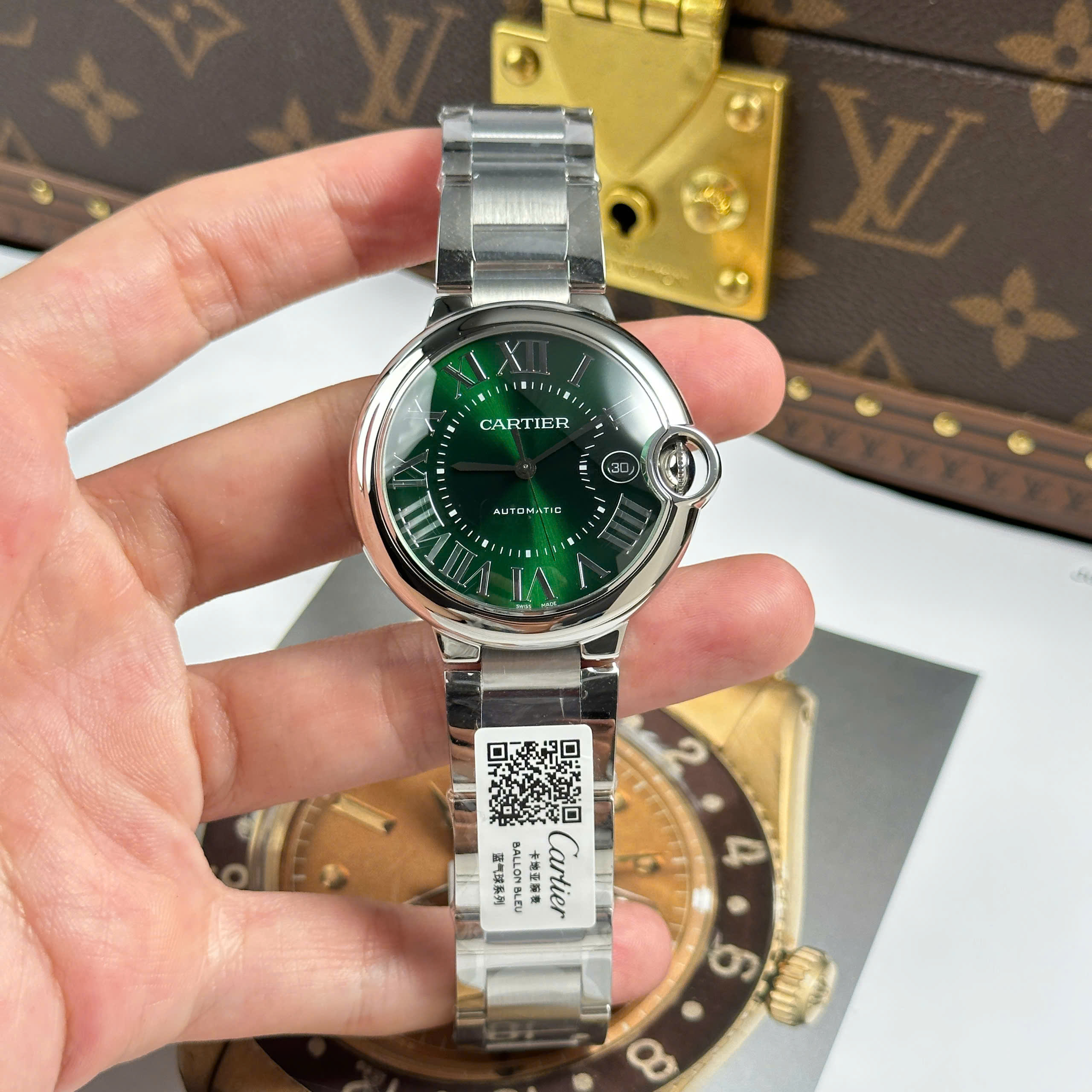 Đồng Hồ Cartier Ballon Bleu 40mm Rep 1:1 Cao Cấp AF Factory
