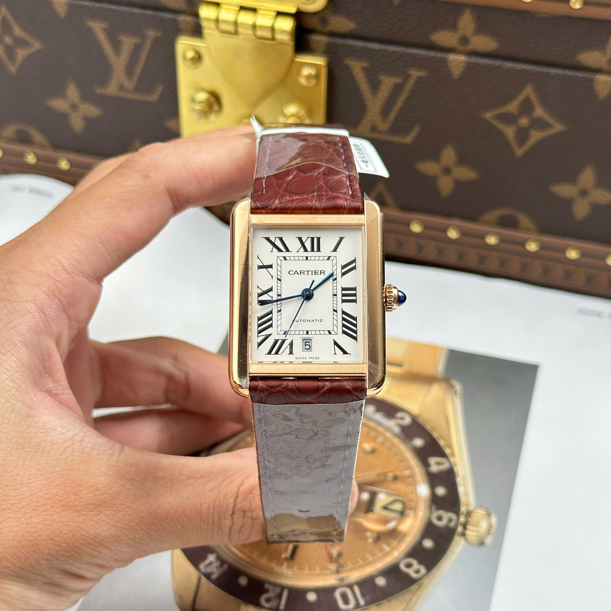 Đồng Hồ Cartier Tank Solo Extra Large Moden 31mmx40mm Replica 1:1 AF Factory