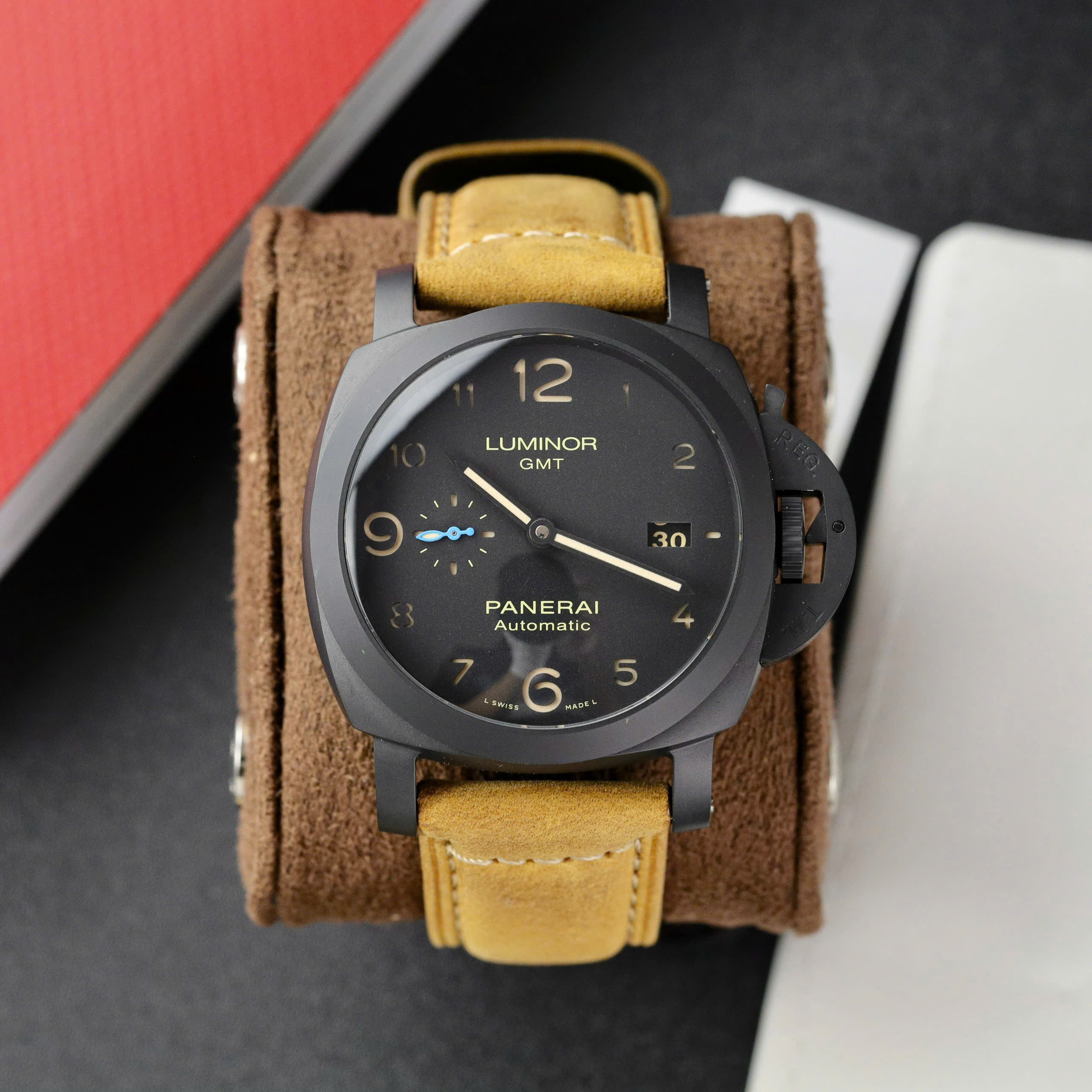 Đồng Hồ Panerai Luminor 1950 3 Days GMT PAM01441 44mm Replica 1:1