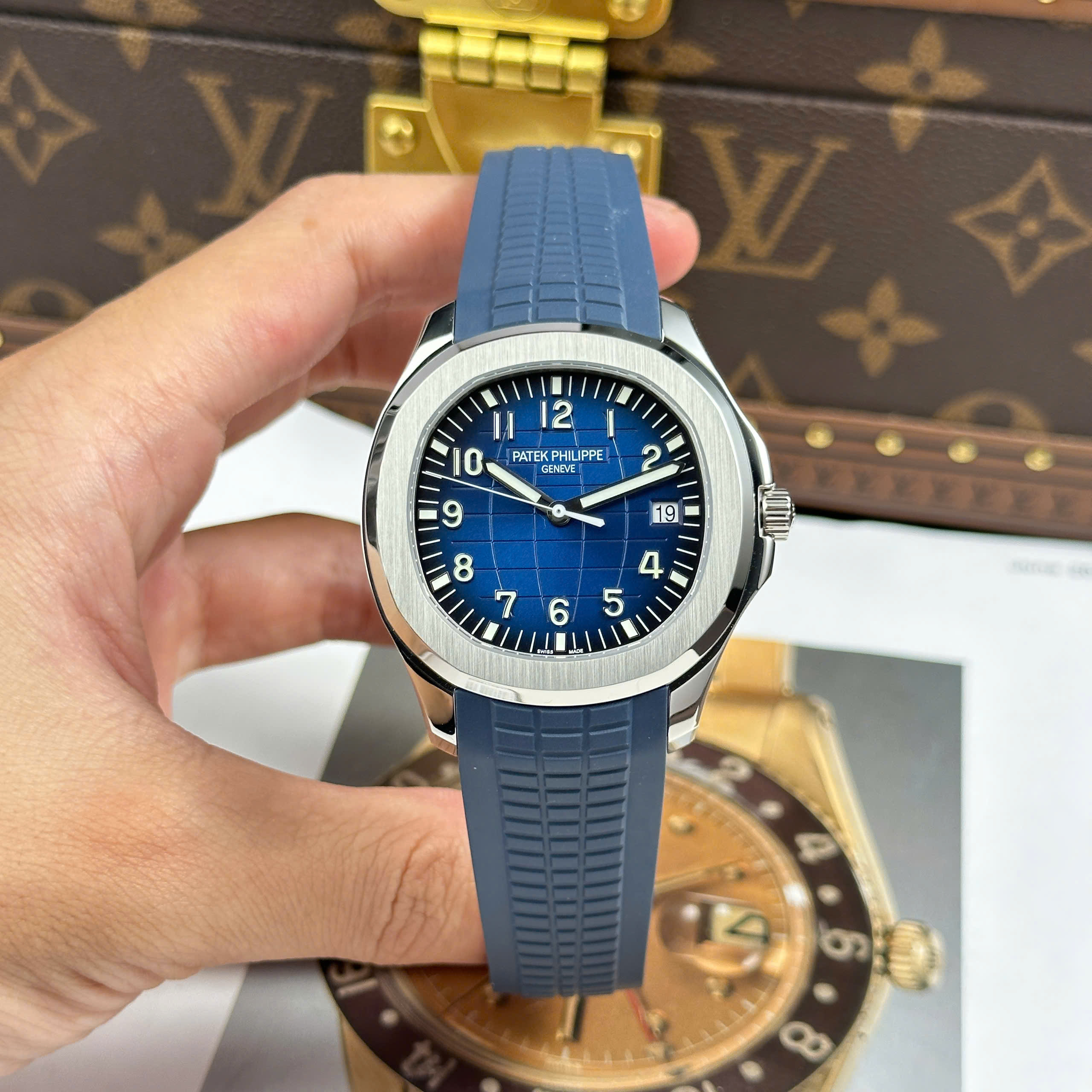 Đồng Hồ Patek Philippe Aquanaut 5168-001 42,2mm Replica 1:1 3K Factory