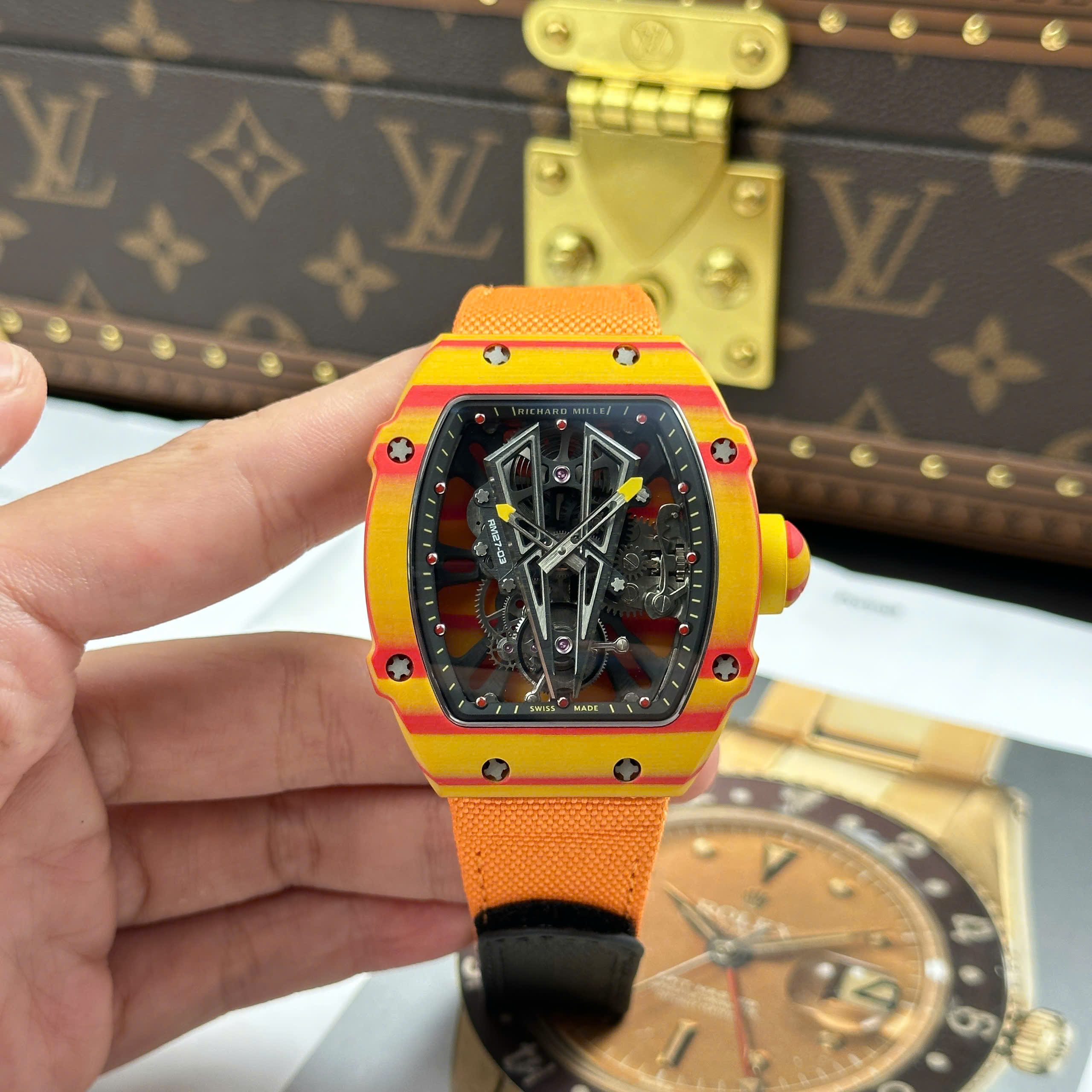 Đồng Hồ Richard Mille RM 27-03 Tourbilon Rafael Nadal Replica 1:1