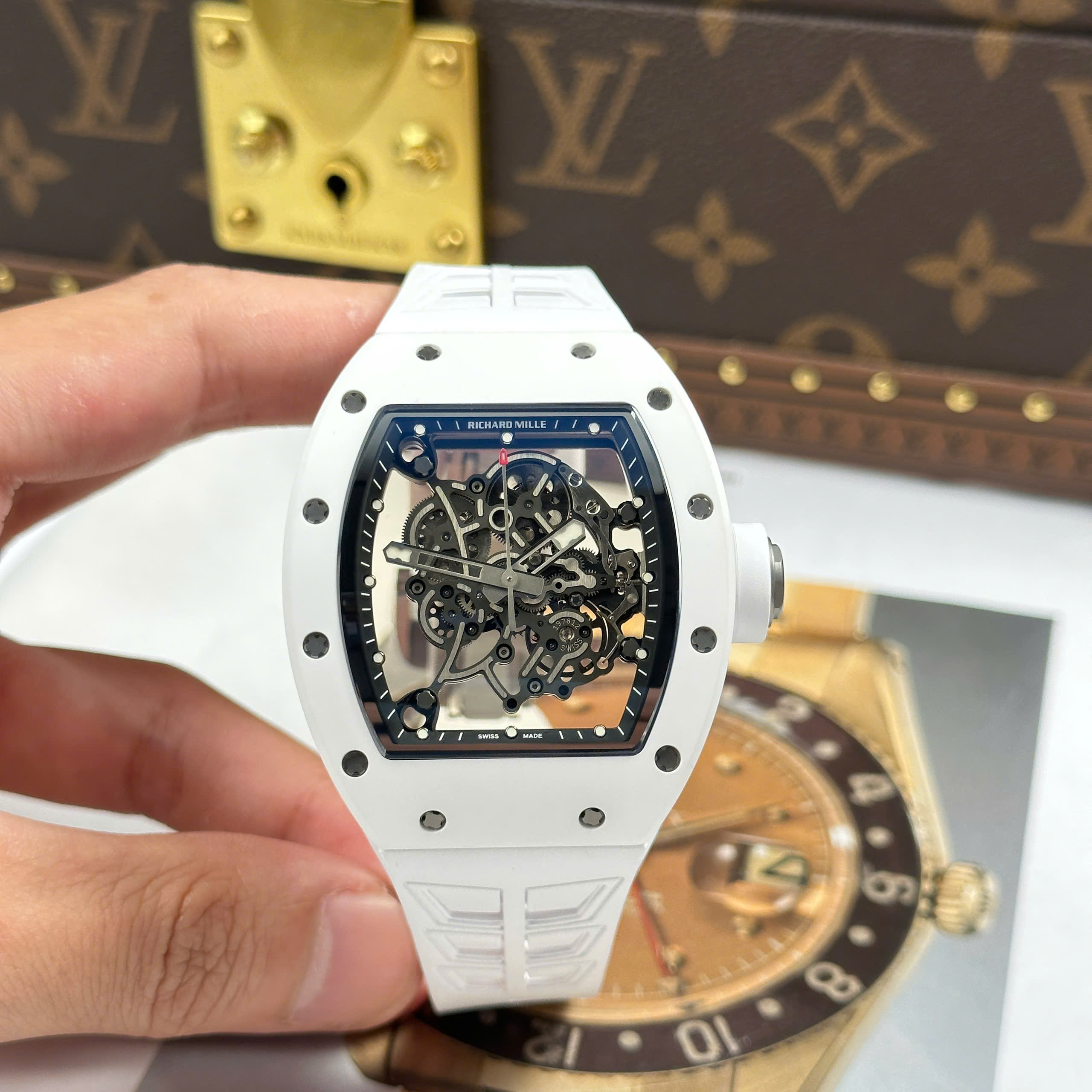 Đồng Hồ Richard RM055 Vỏ Ceramic Replica 1:1 ZF Factory