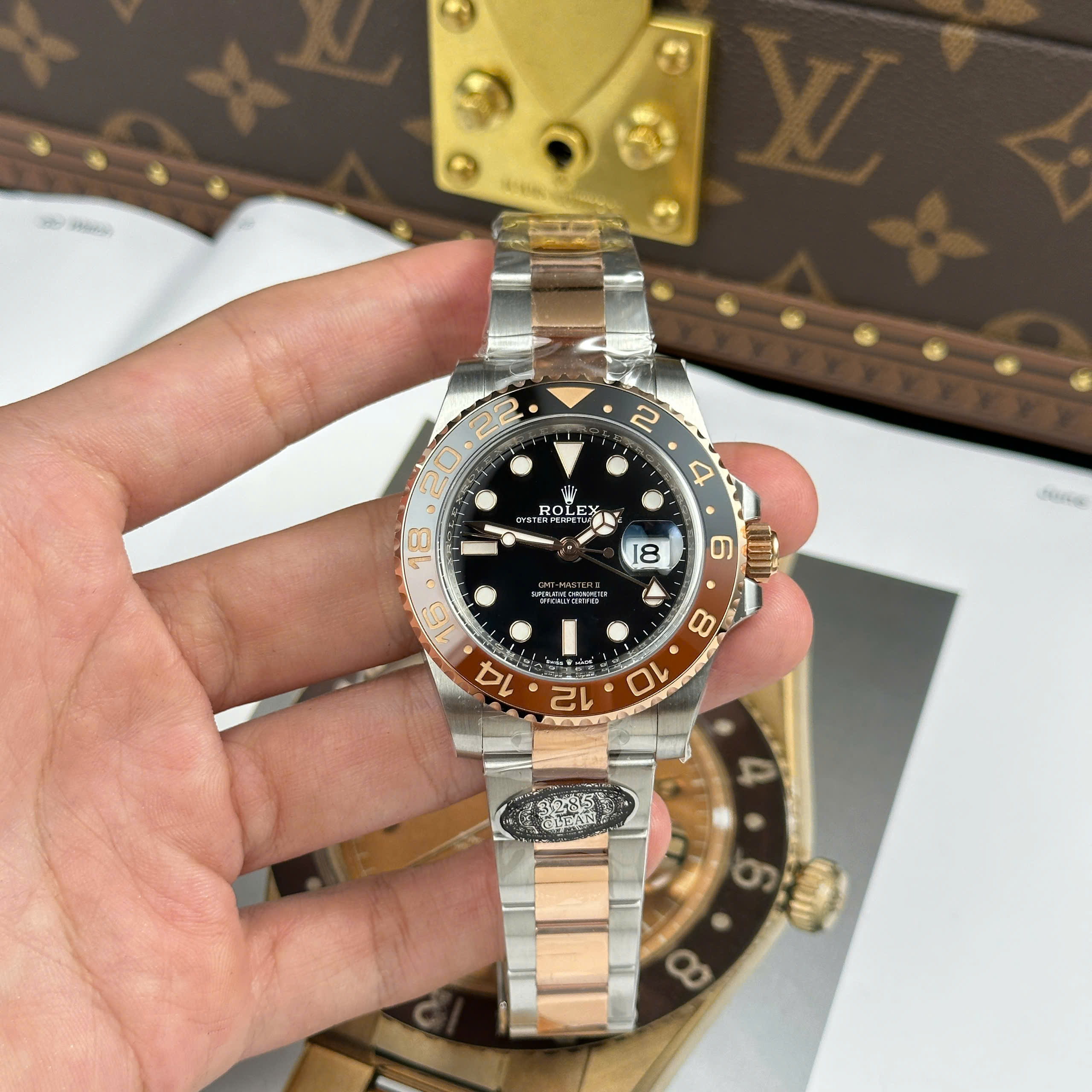 Đồng Hồ Rolex GMT-Master II 126711CHNR Root Beer Rep 1:1 Clean Factory
