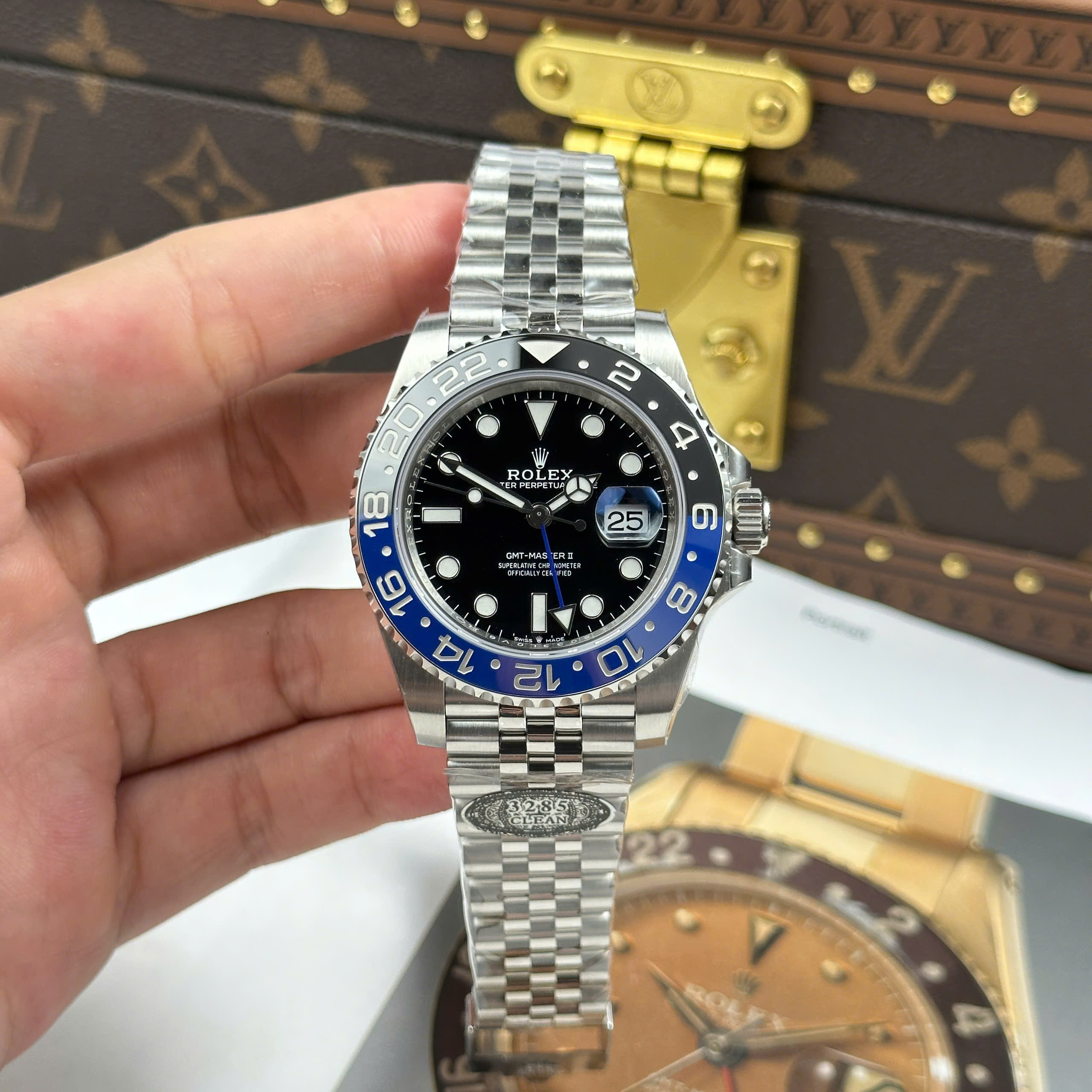 Đồng Hồ Rolex GMT-Master II 40mm 126710BLNR Batgirl Replica 1:1 Clean Factory