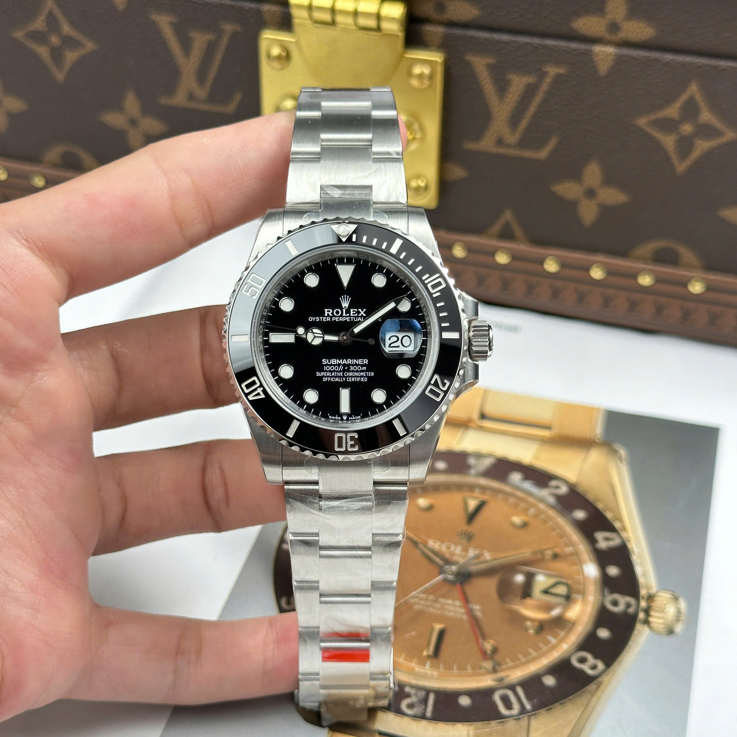 Đồng Hồ Rolex Submariner Date 126610LN Mặt Số Đen 41mm Replica 1:1 VS Factory