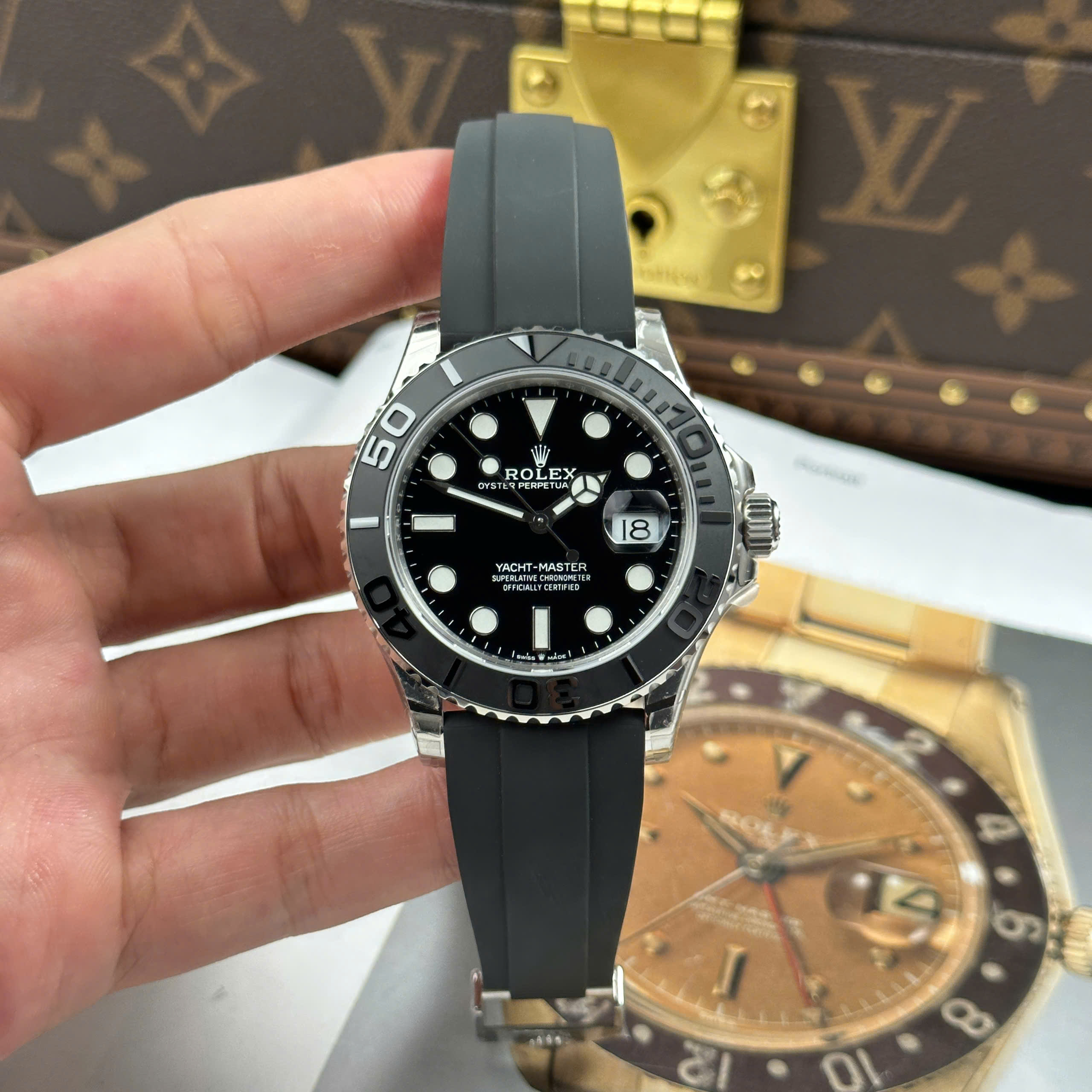 Đồng Hồ Rolex Yacht-Master 226659 42mm Tinh Chỉnh Trọng Lượng 150g Replica 1:1 VS Factory