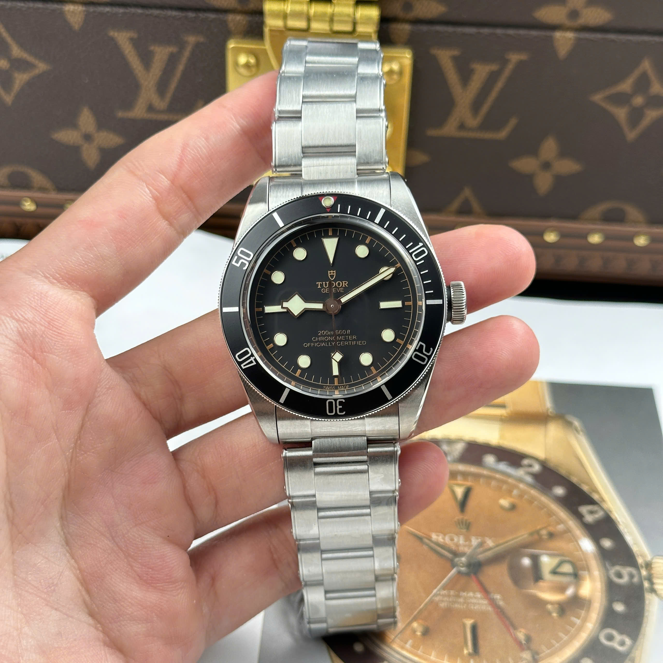 Đồng Hồ Tudor Black Bay Heritage M79230N 41mm Rep 1:1 Viền Ceramic Đen ZF Factory