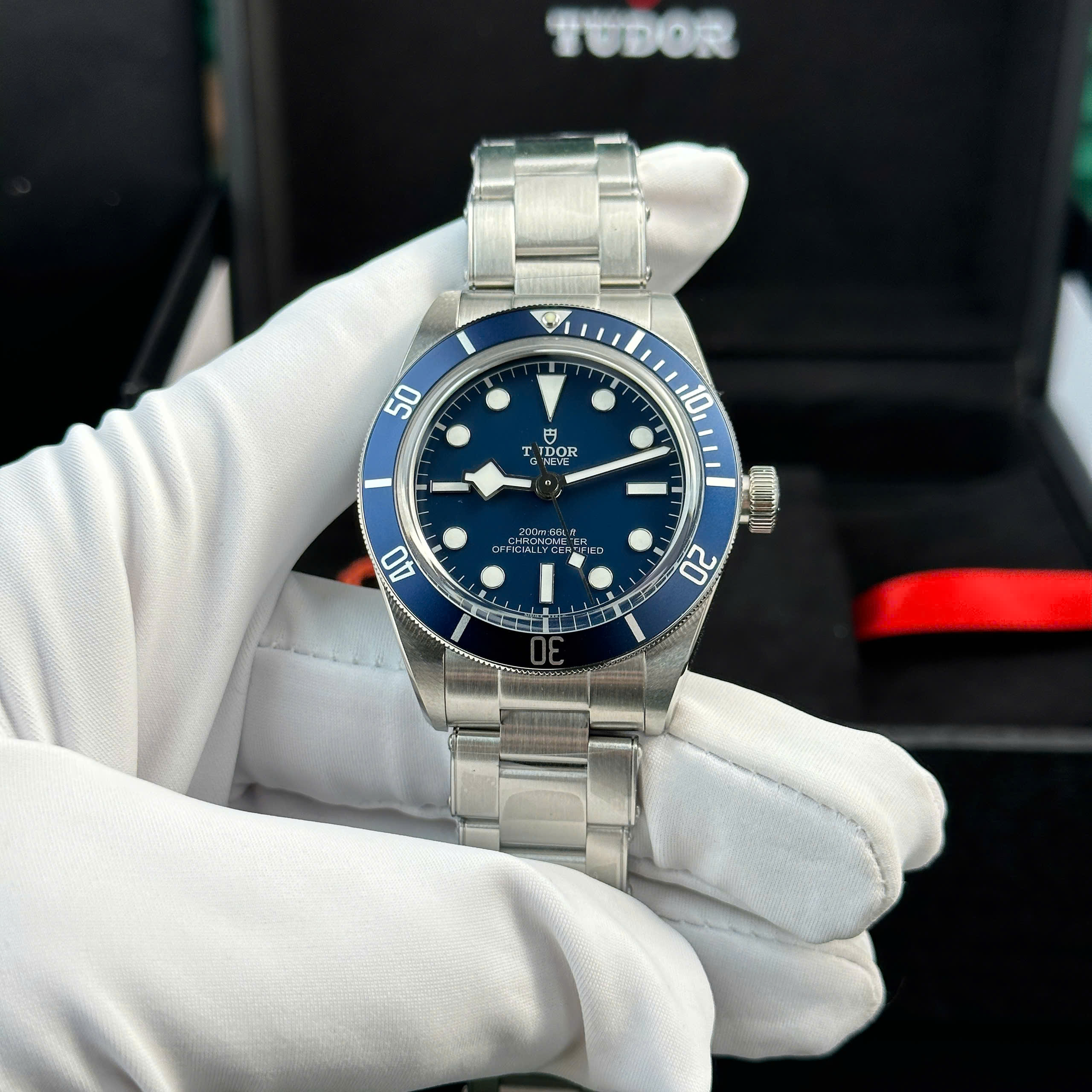 Đồng Hồ Tudor Black Bay M79030B 39mm Rep 1:1 Viền Ceramic xanh blue ZF Factory