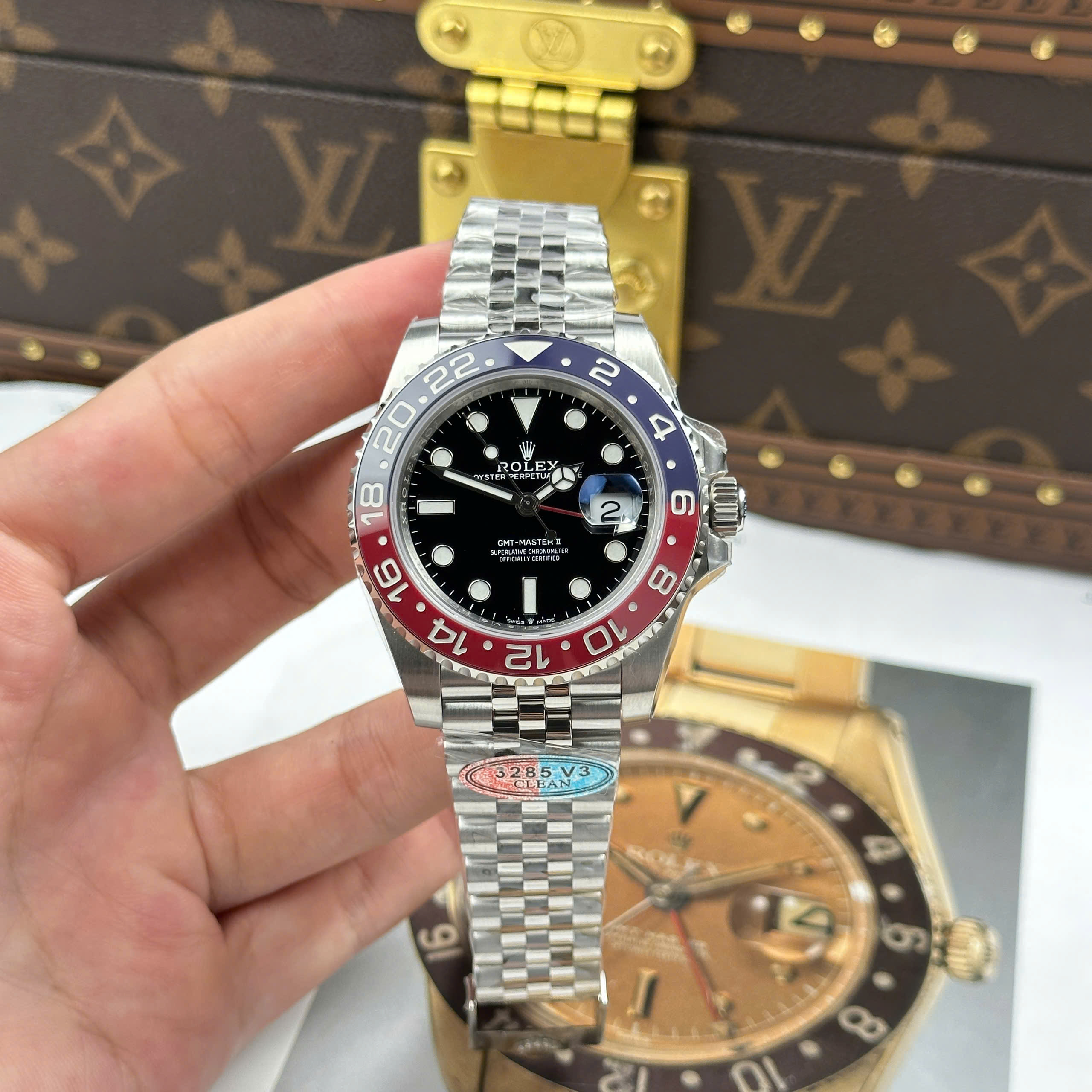 Rolex GMT-Master II 126710BLRO-0001 Pepsi Jubilee Replica 1:1 40mm Clean Factory 1:1